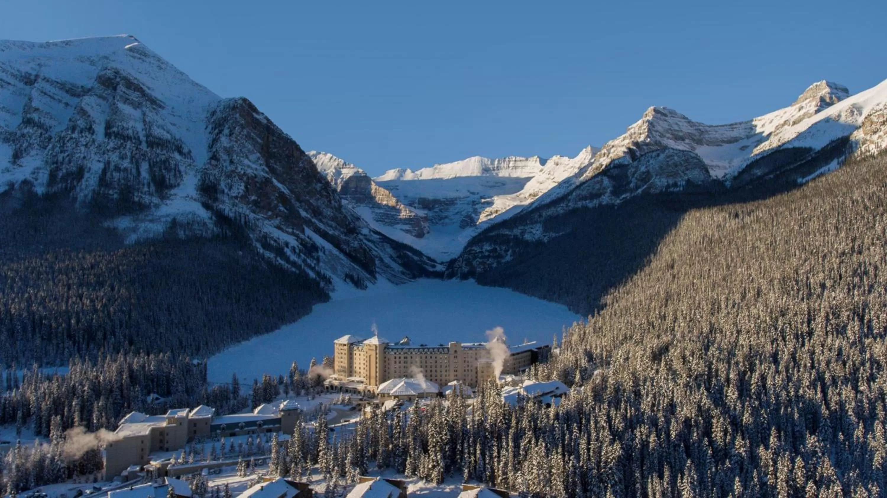 Bird's eye view in Fairmont Château Lake Louise