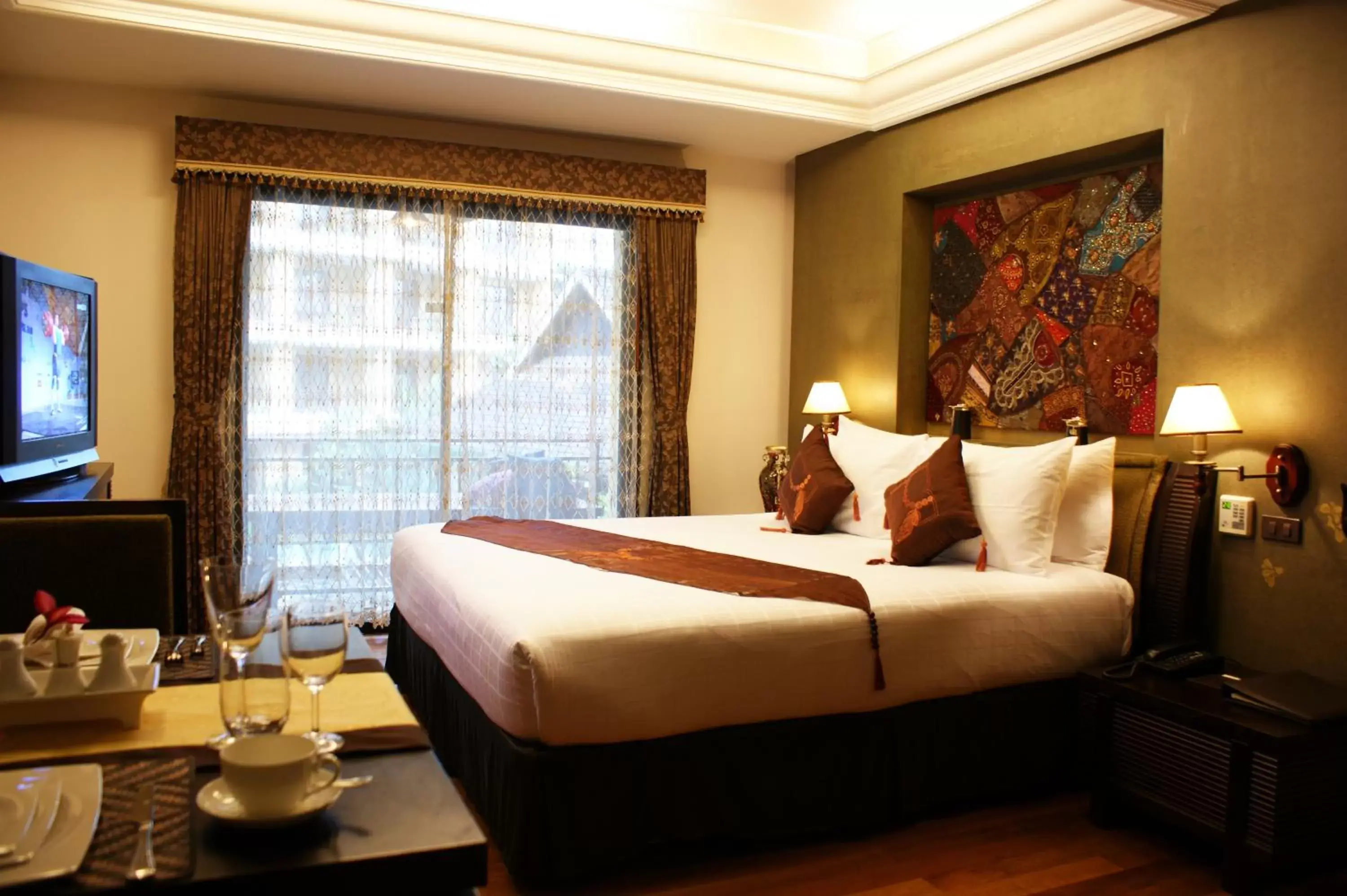 Balcony/Terrace, Bed in LK Mantra Pura Resort