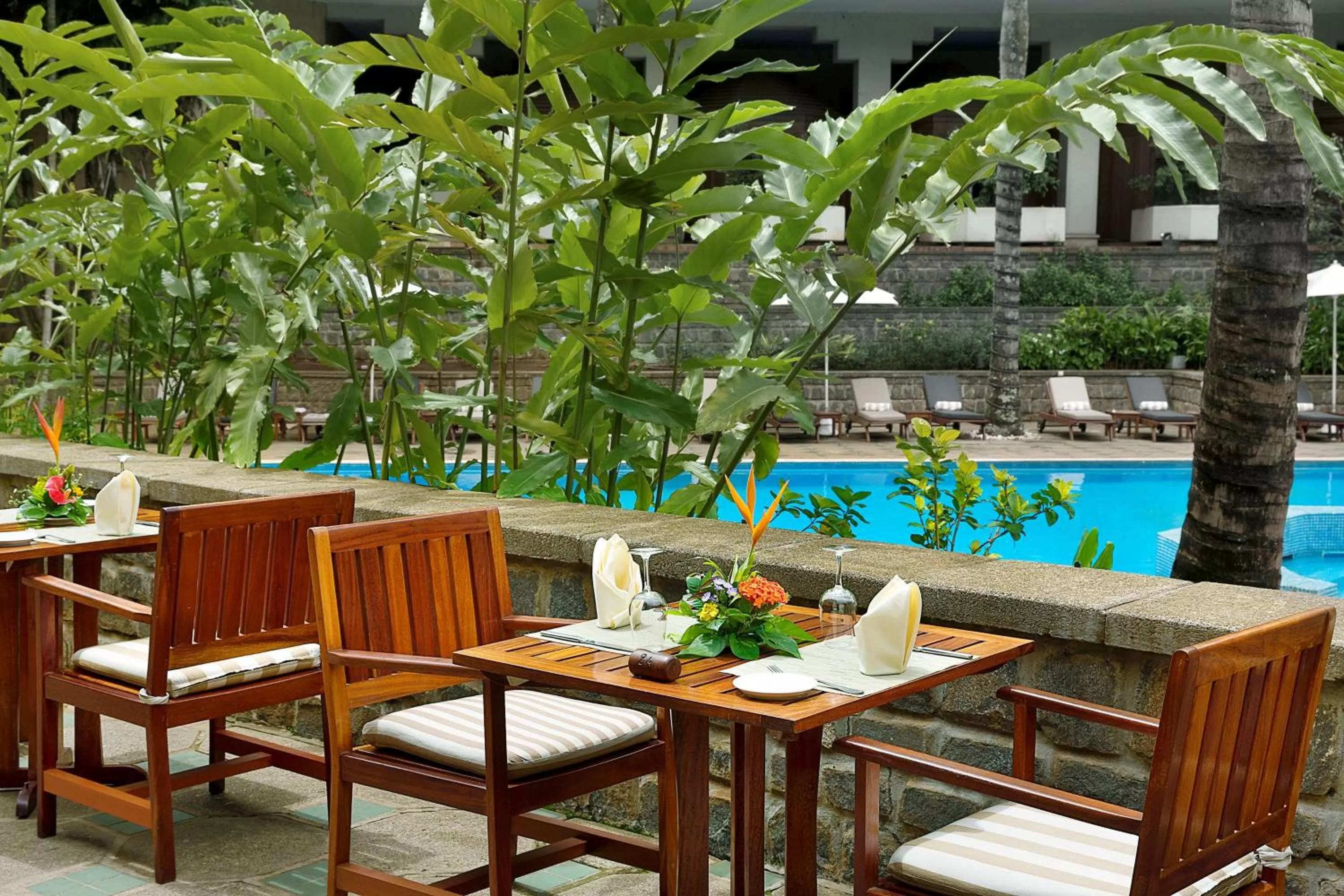 Patio, Swimming Pool in Hilton Yaounde