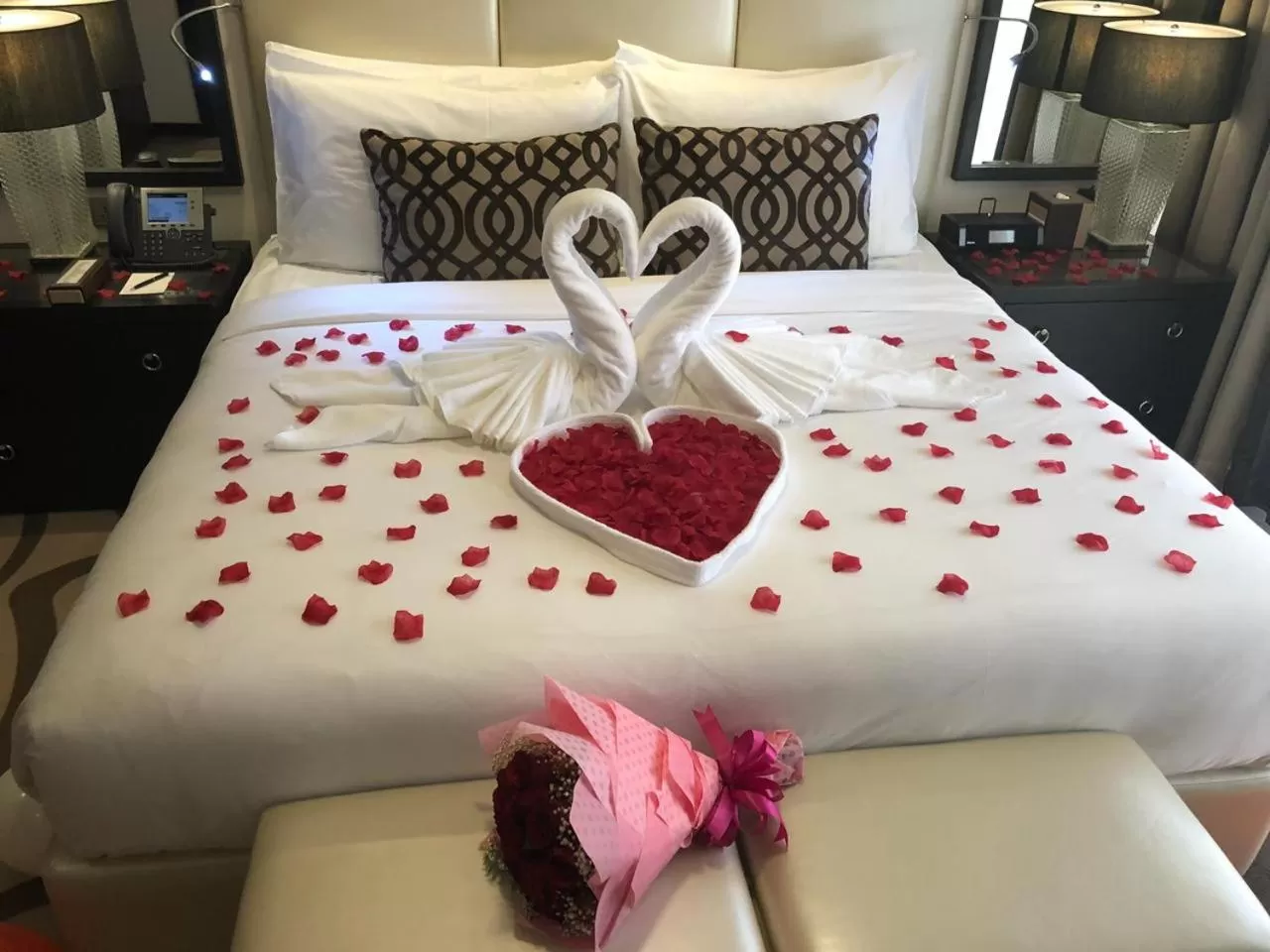 Decorative detail, Bed in Voco - Riyadh by IHG