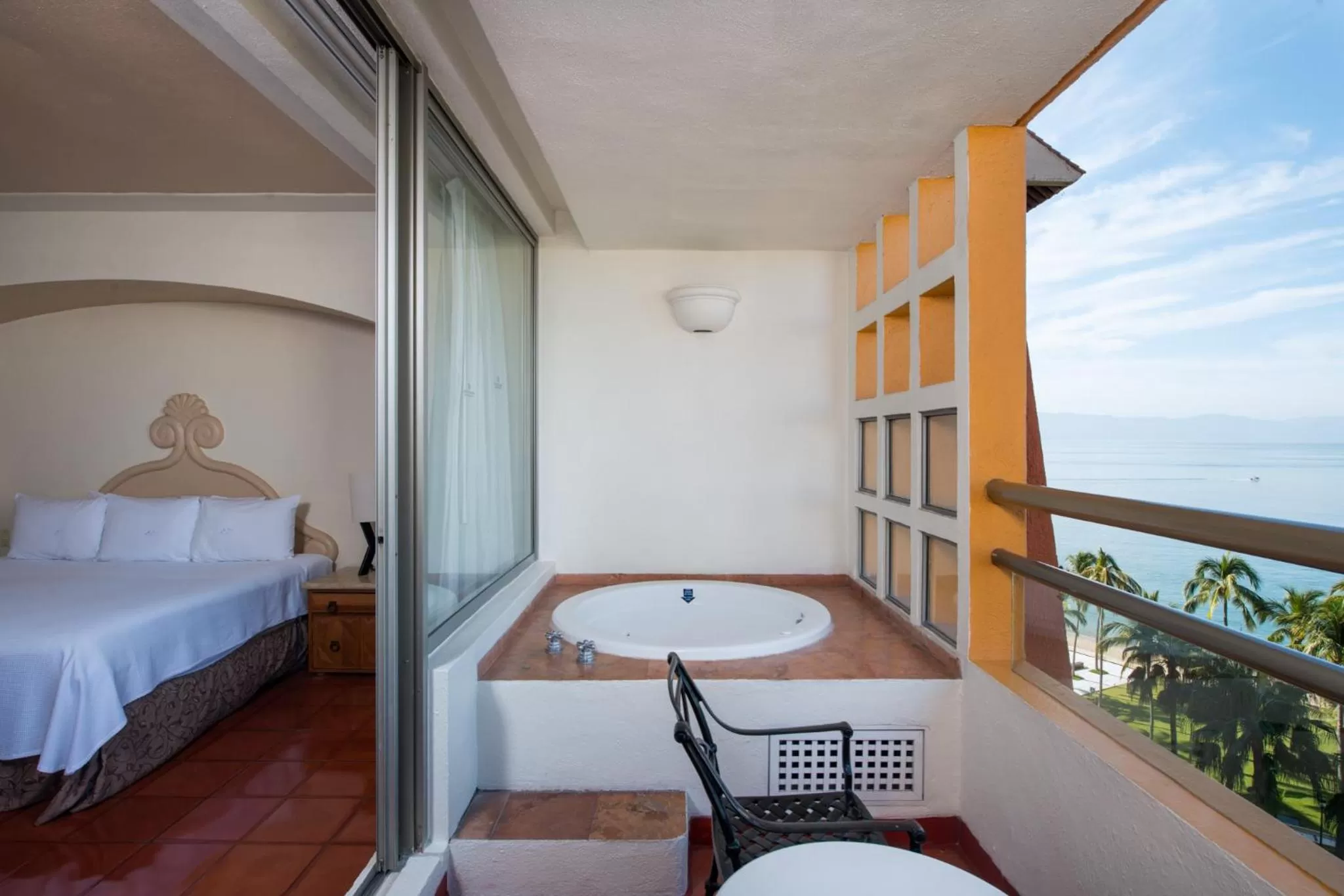 Bed in Club Regina Puerto Vallarta