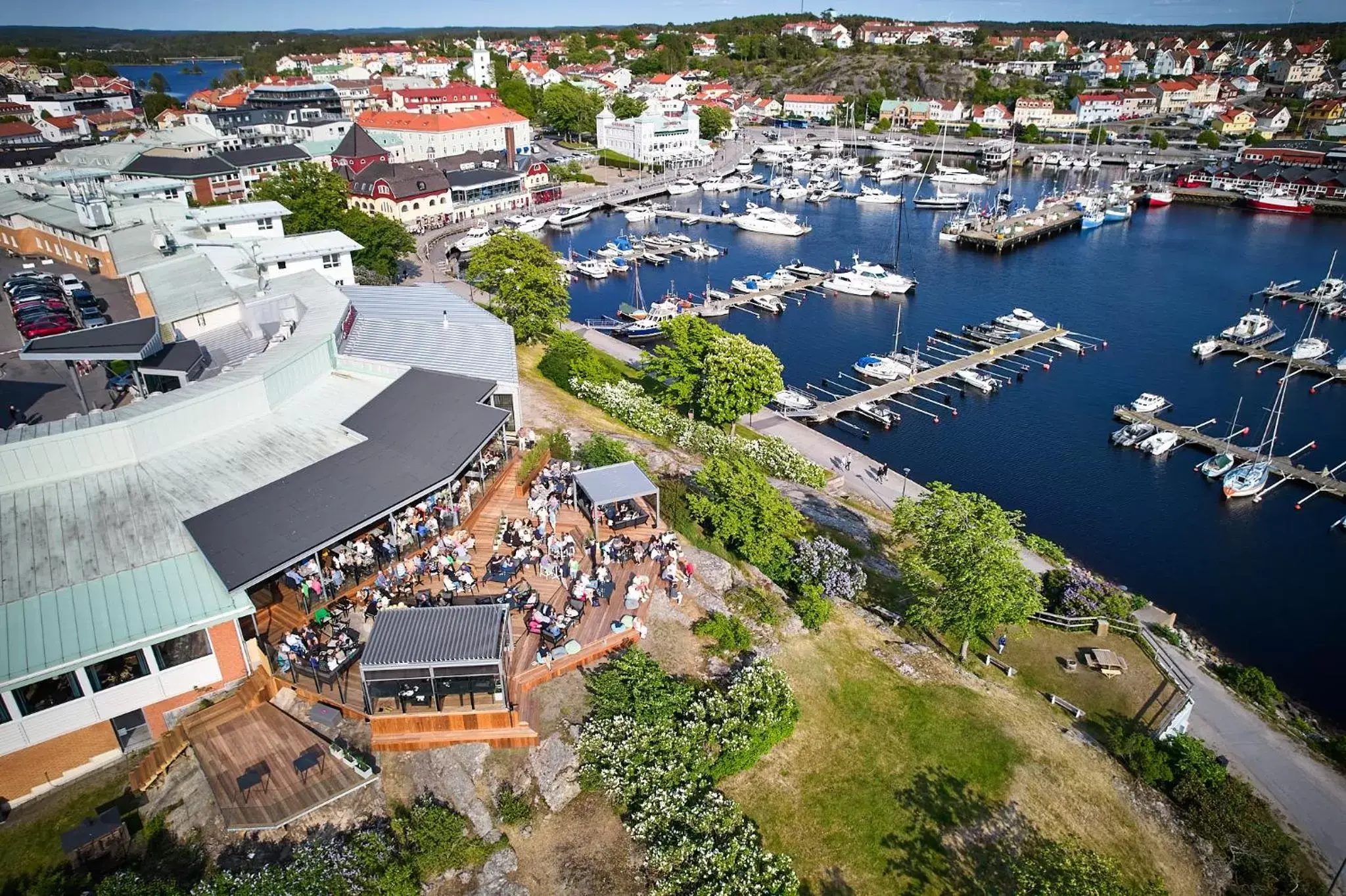 Balcony/Terrace, Bird's-eye View in Scandic Laholmen