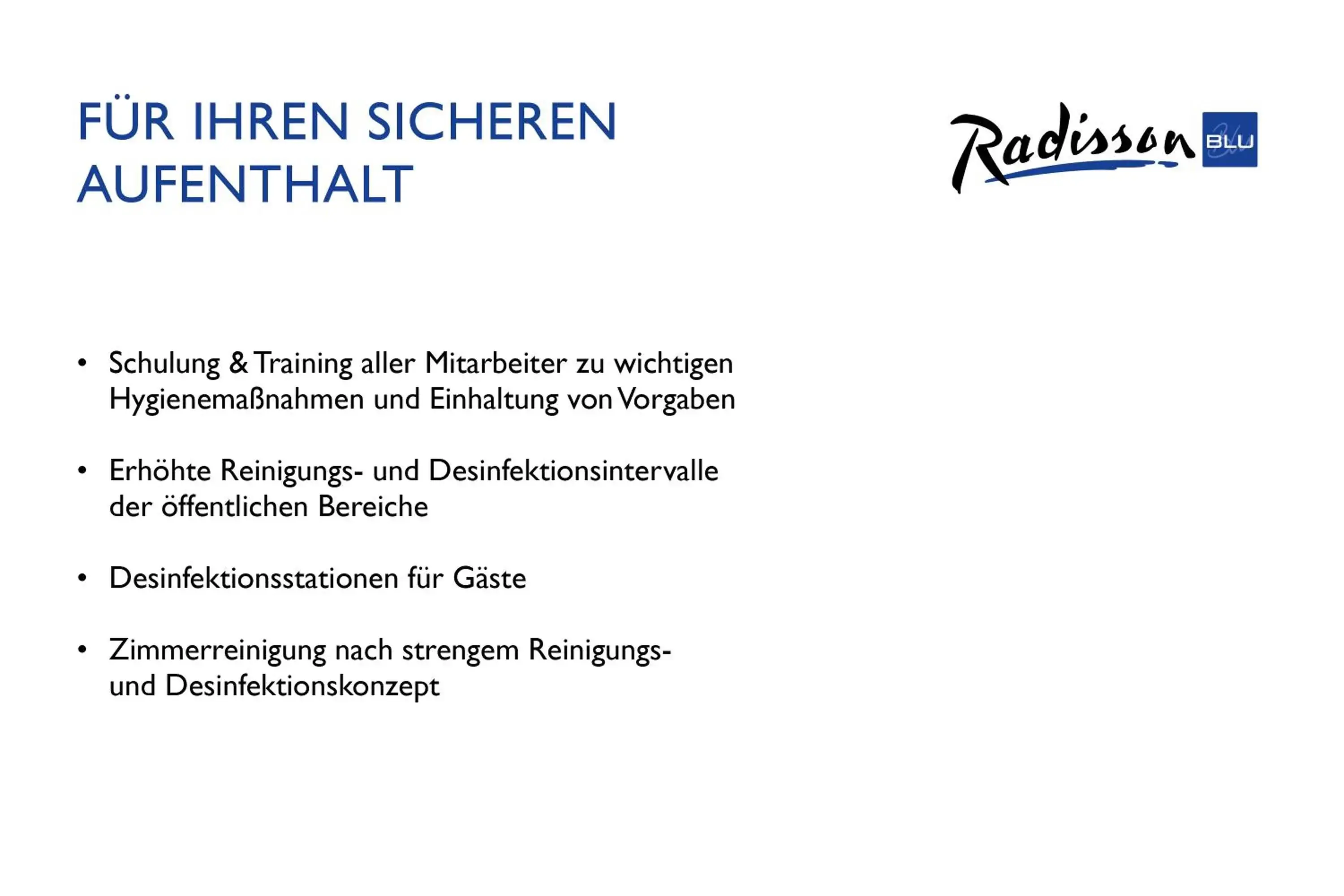 Logo/Certificate/Sign in Radisson Blu Hotel Altstadt