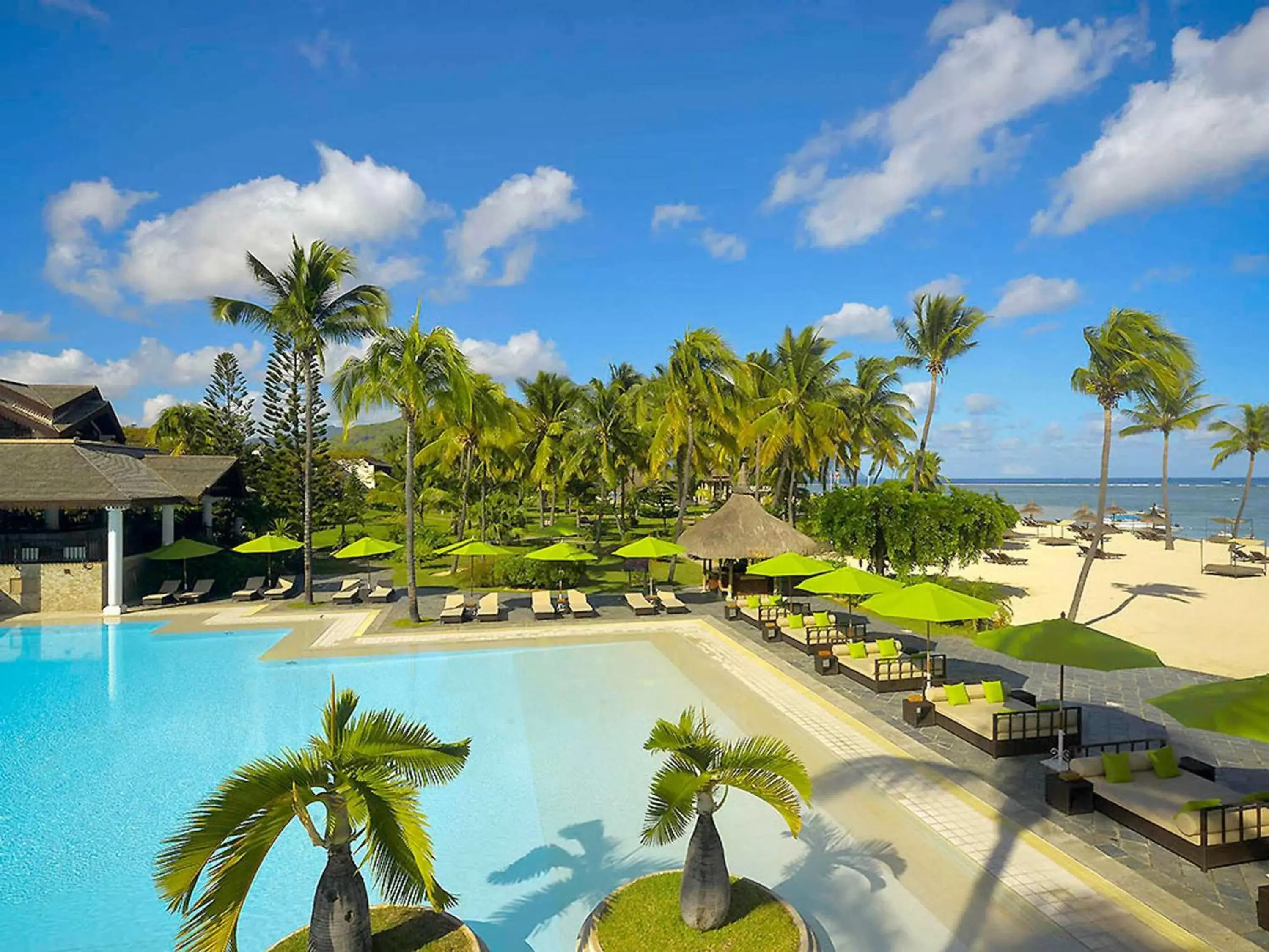Property building, Pool View in Sofitel Mauritius L'Imperial Resort & Spa