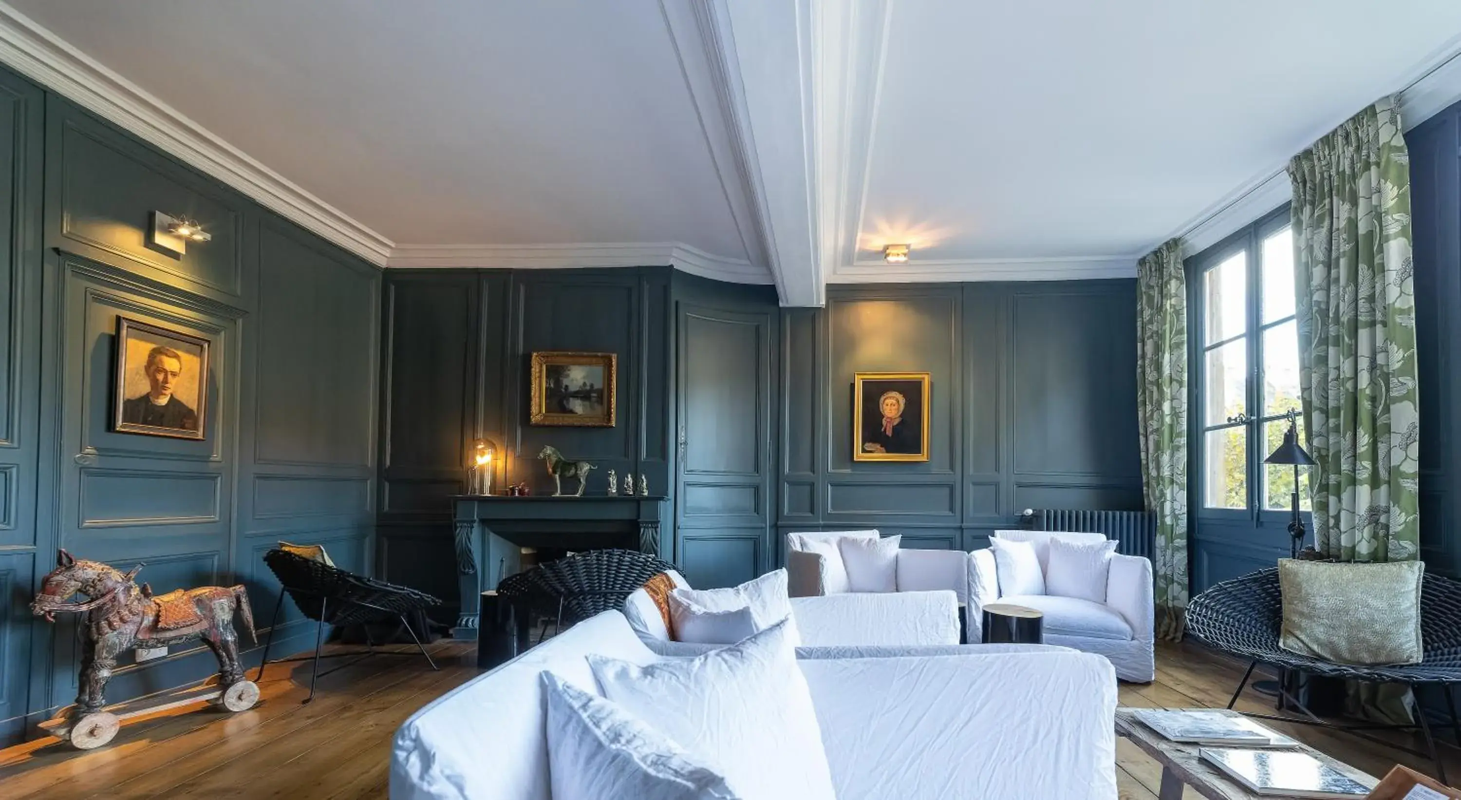 Living room in La Maison Pavie Living room in La Maison Pavie