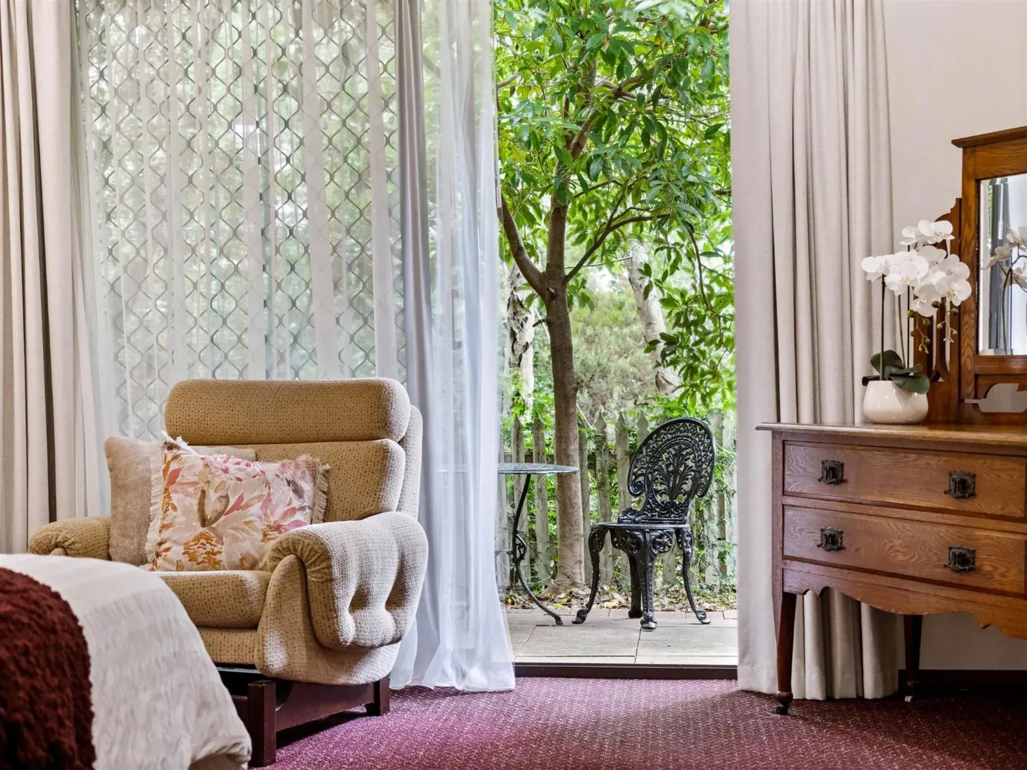 Garden view in The Noble Grape Guesthouse Garden view in The Noble Grape Guesthouse