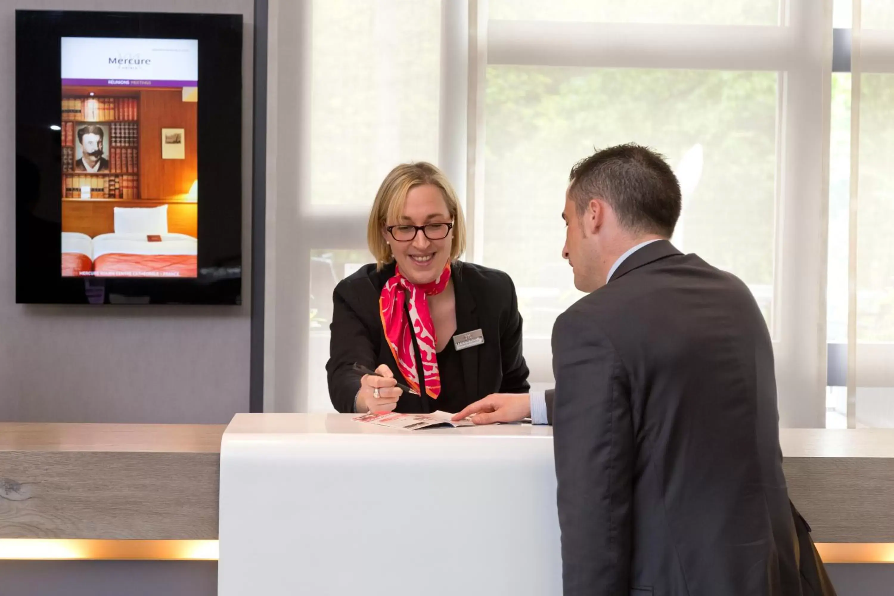 Lobby or reception, Lobby/Reception in Mercure Strasbourg Aéroport