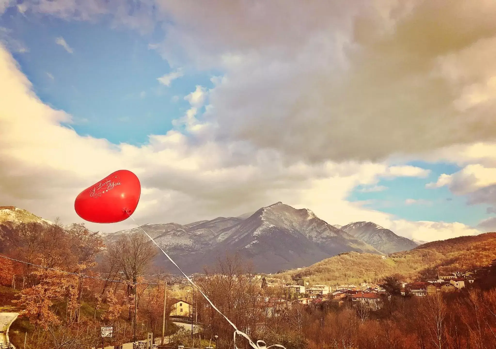 Natural landscape, Mountain View in B&B Da Felice