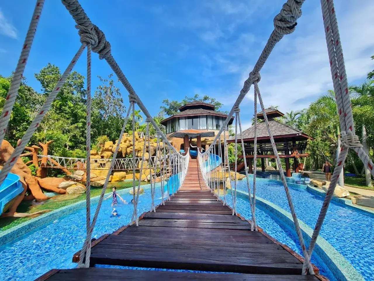 Aqua park in Tamnanpar Resort