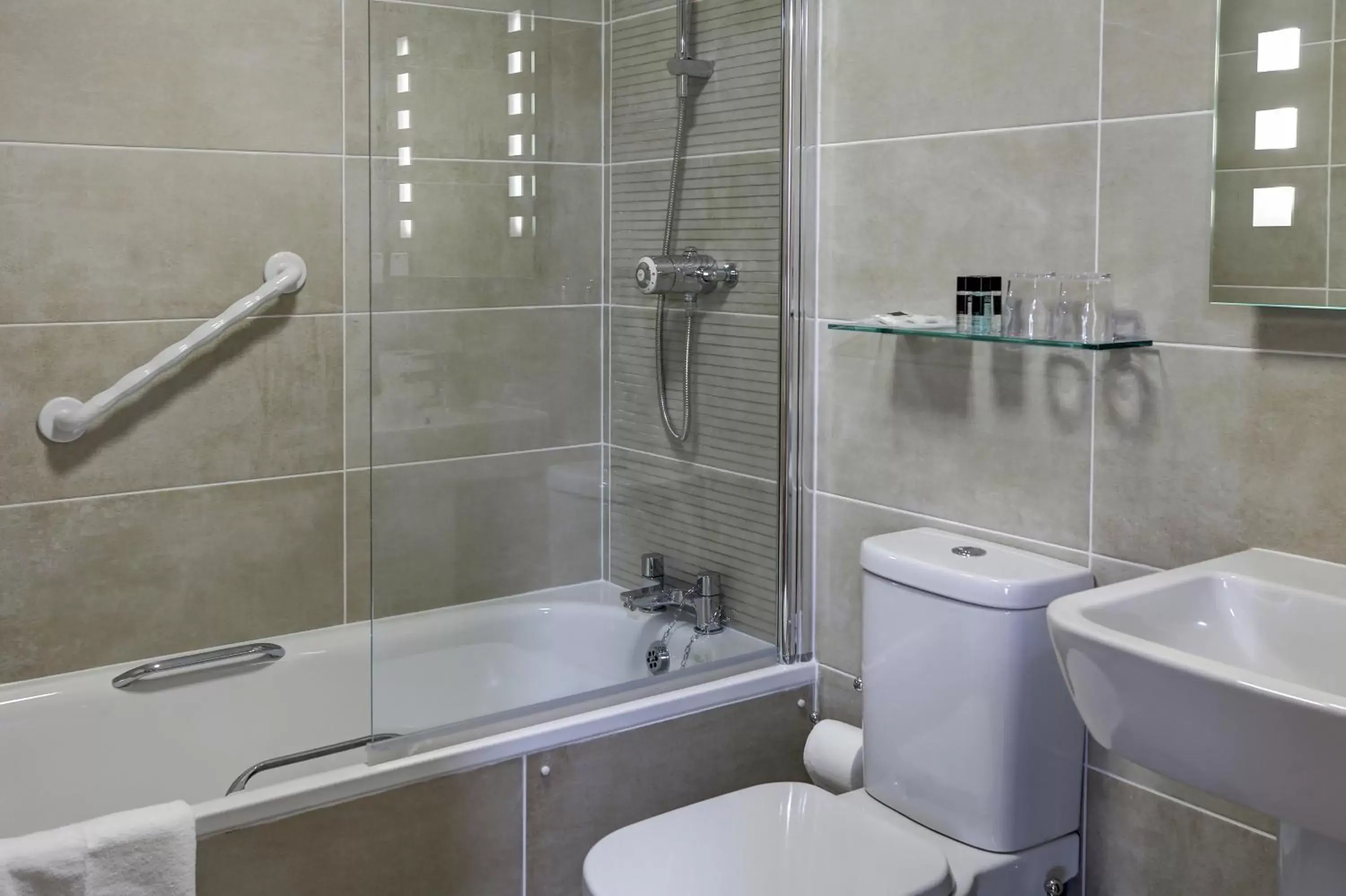 Shower, Bathroom in Best Western Princes Marine Hotel