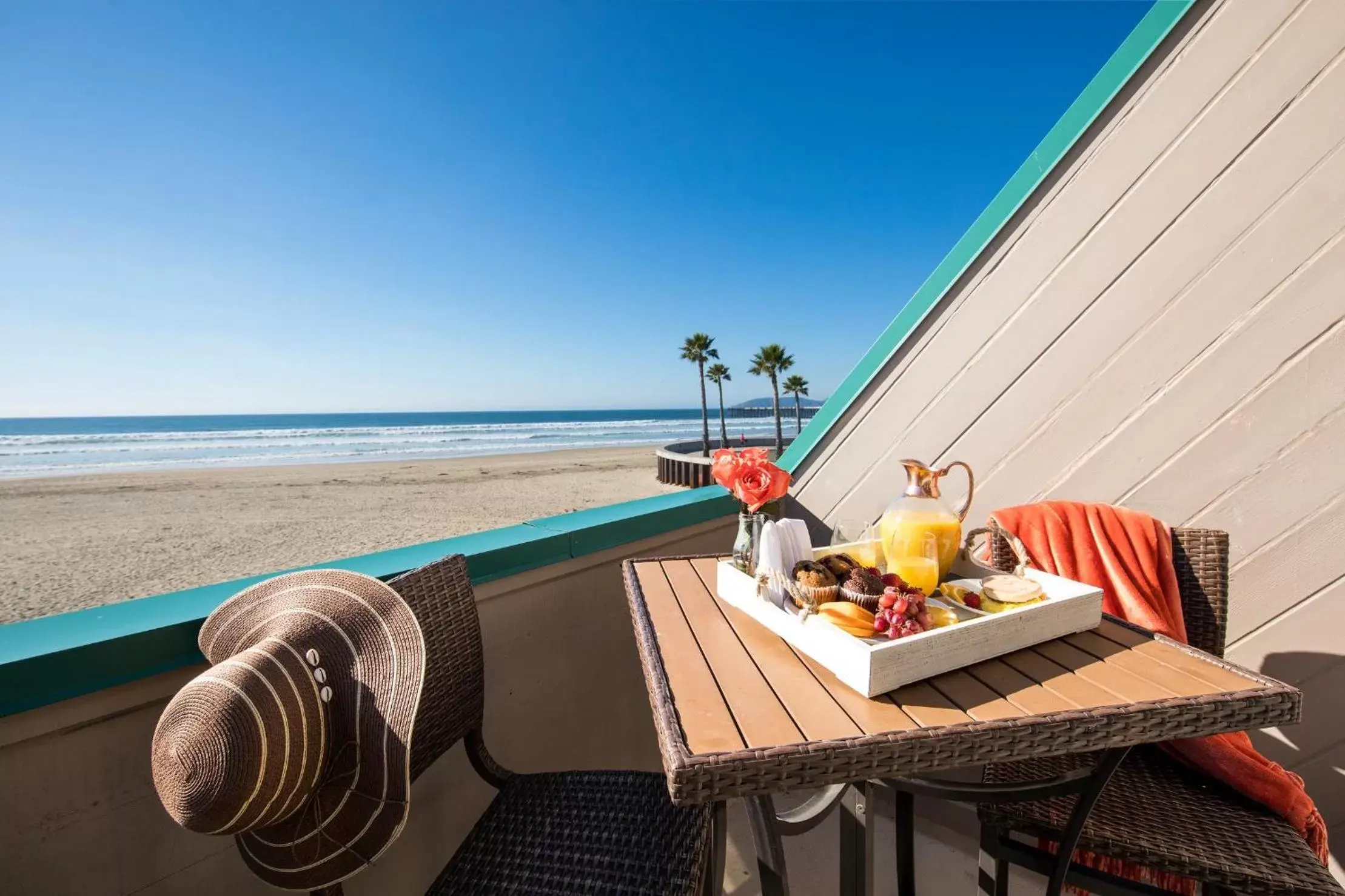 Continental breakfast in SeaVenture Beach Hotel