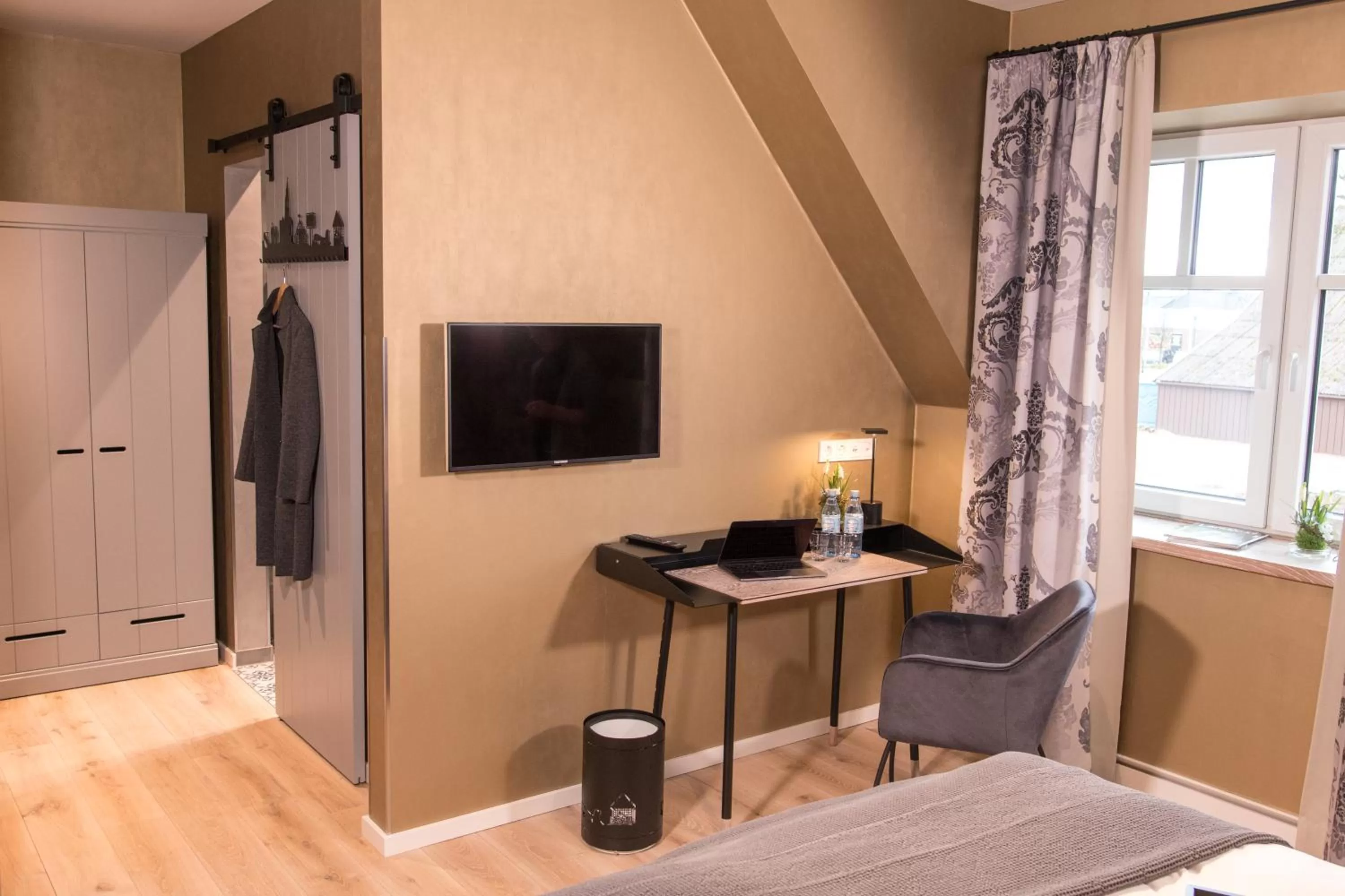 Decorative detail, Bed in Visbeker Deern Hotel Garni