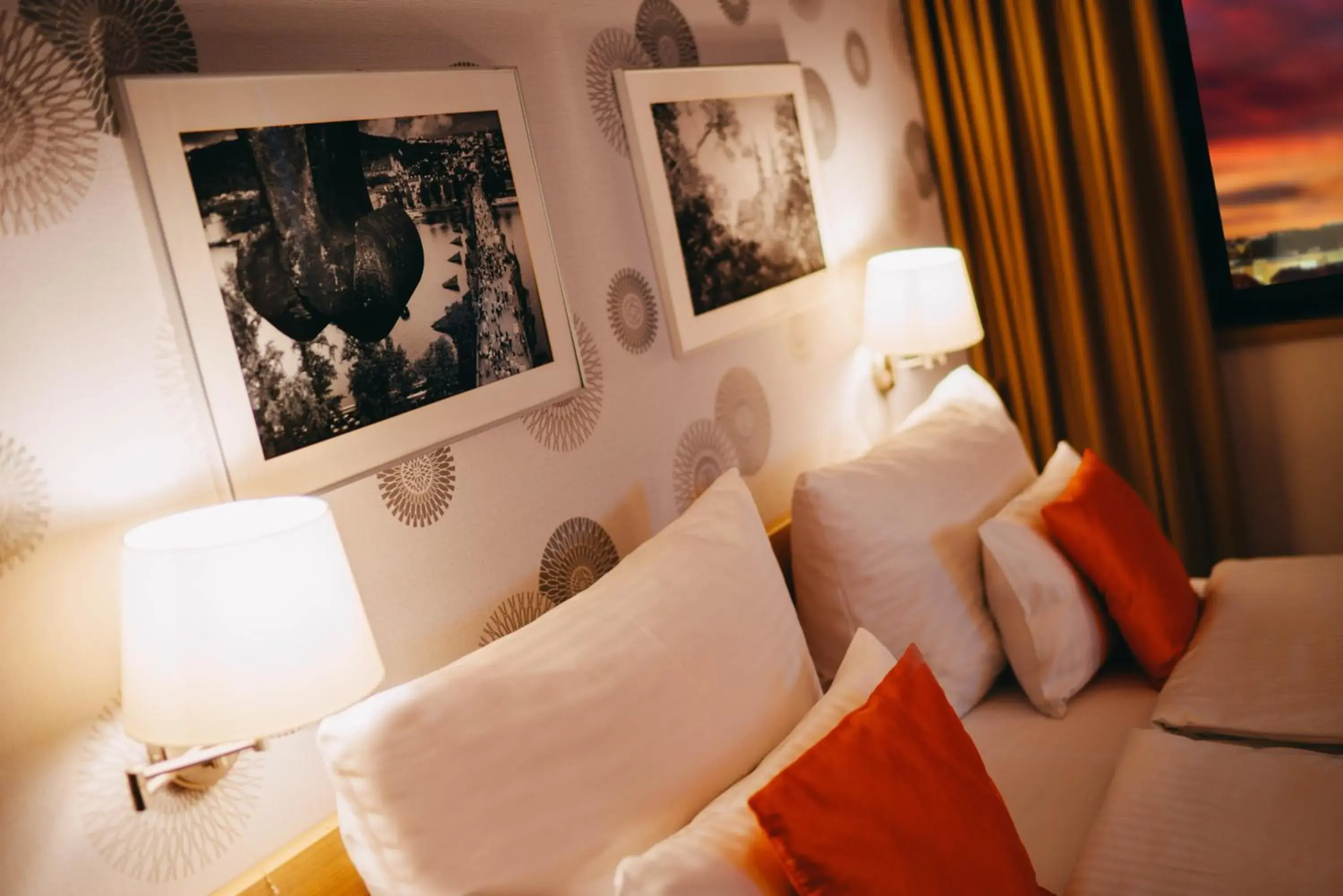 Decorative detail, Bed in Iris Hotel Eden - Czech Leading Hotels