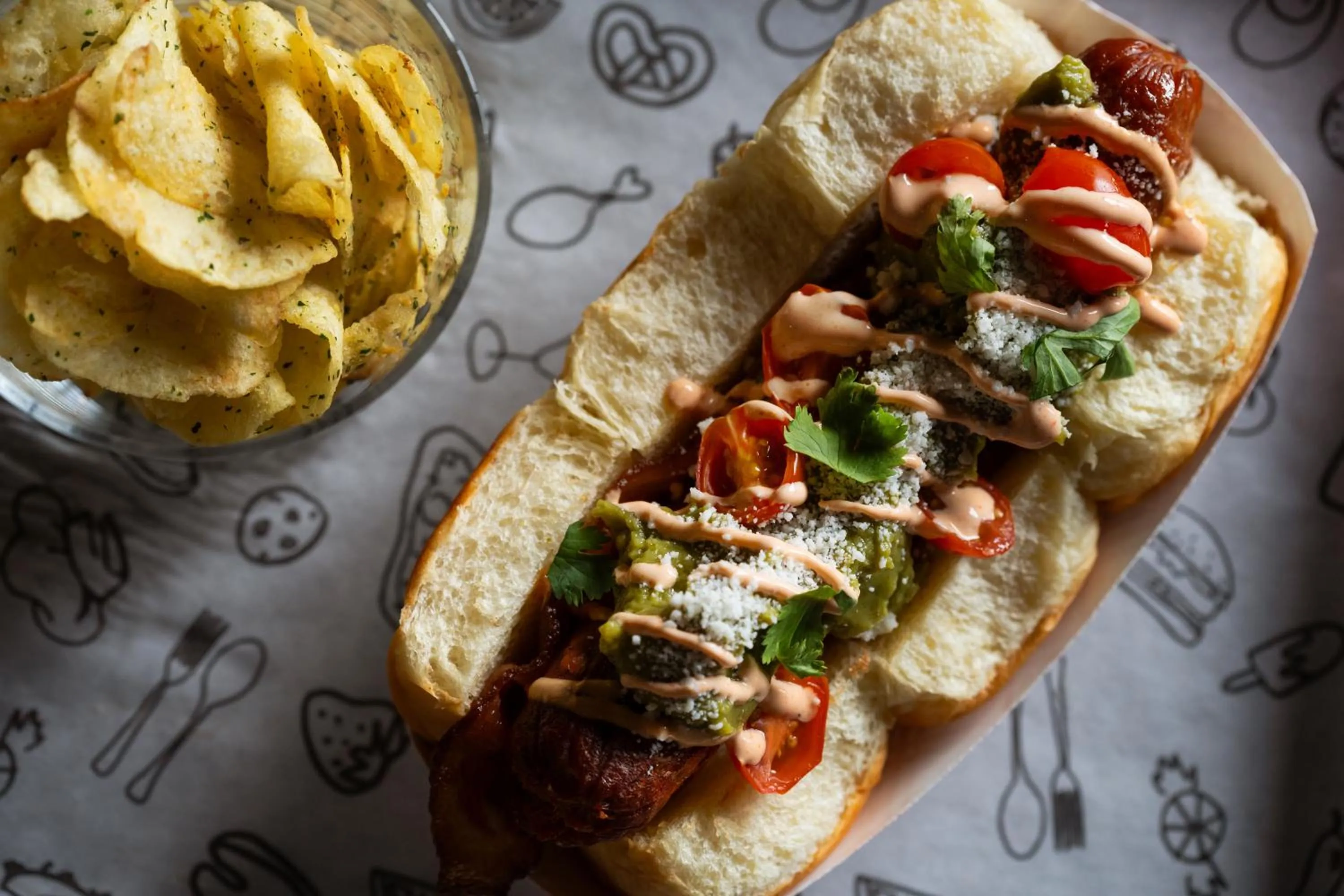 Food in Moxy Houston Downtown