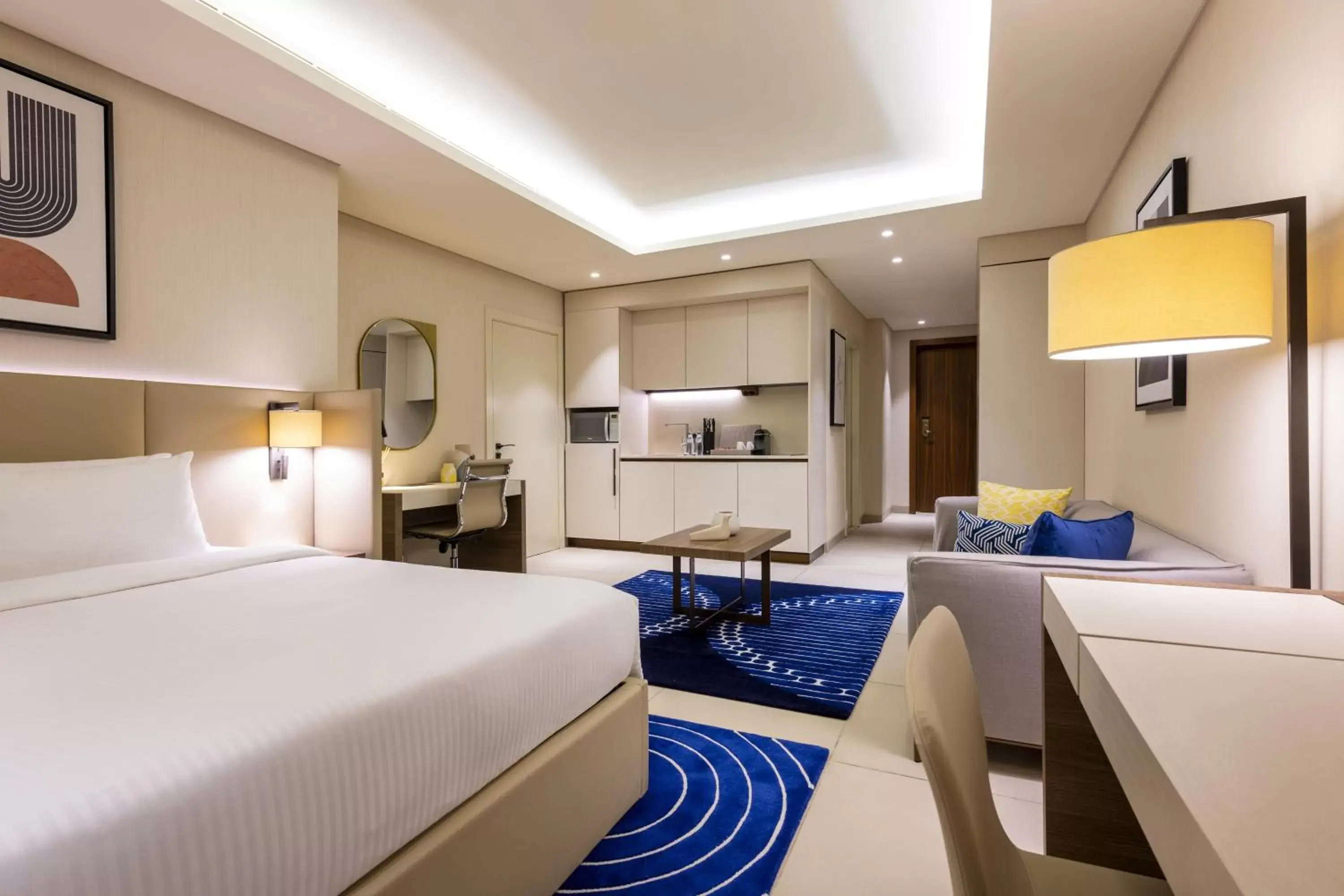Bed in voco Doha West Bay Suites, an IHG Hotel