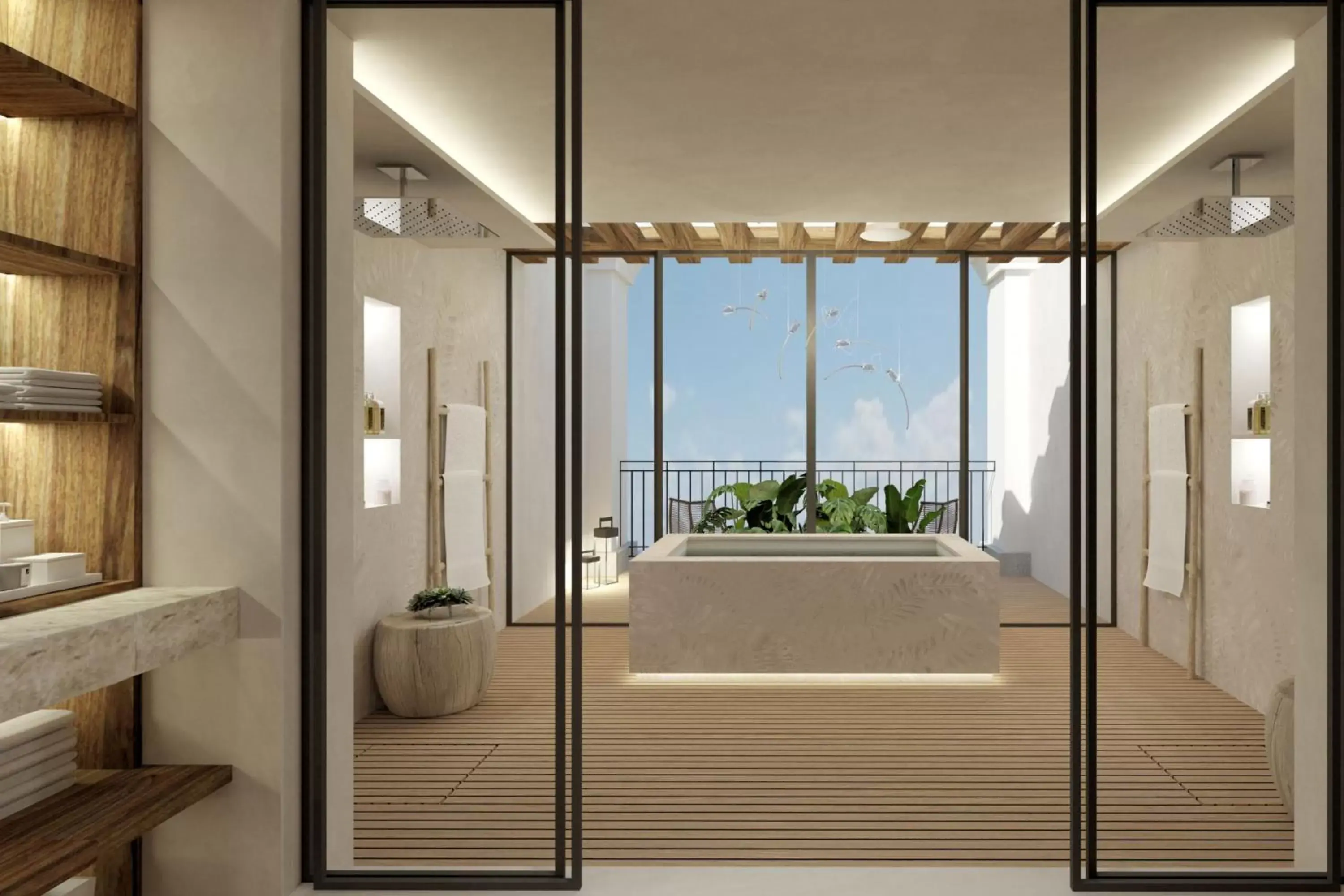 Bathroom in Marriott Cancun, An All-Inclusive Resort