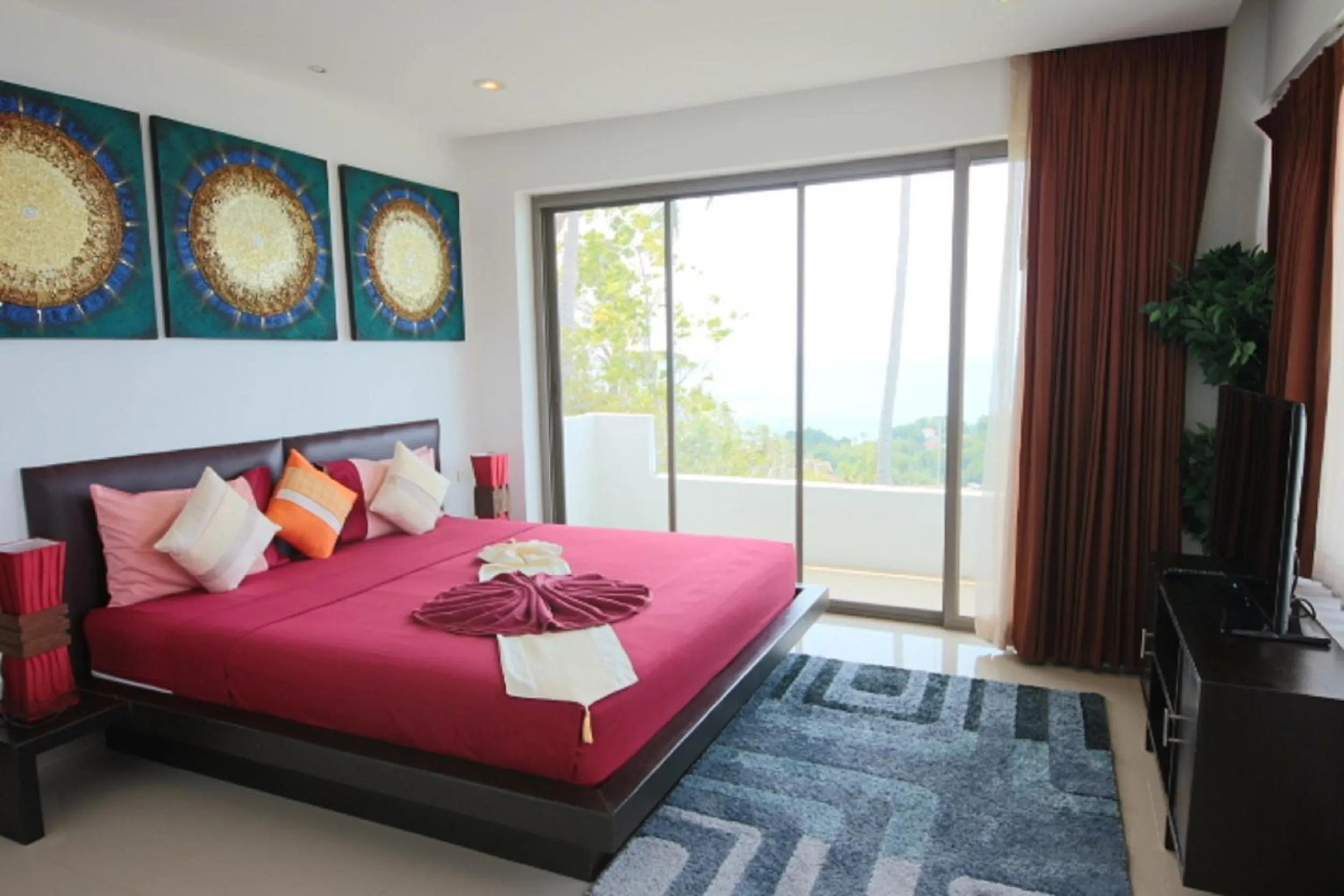 Bedroom, Bed in Tropical Sea View Residence