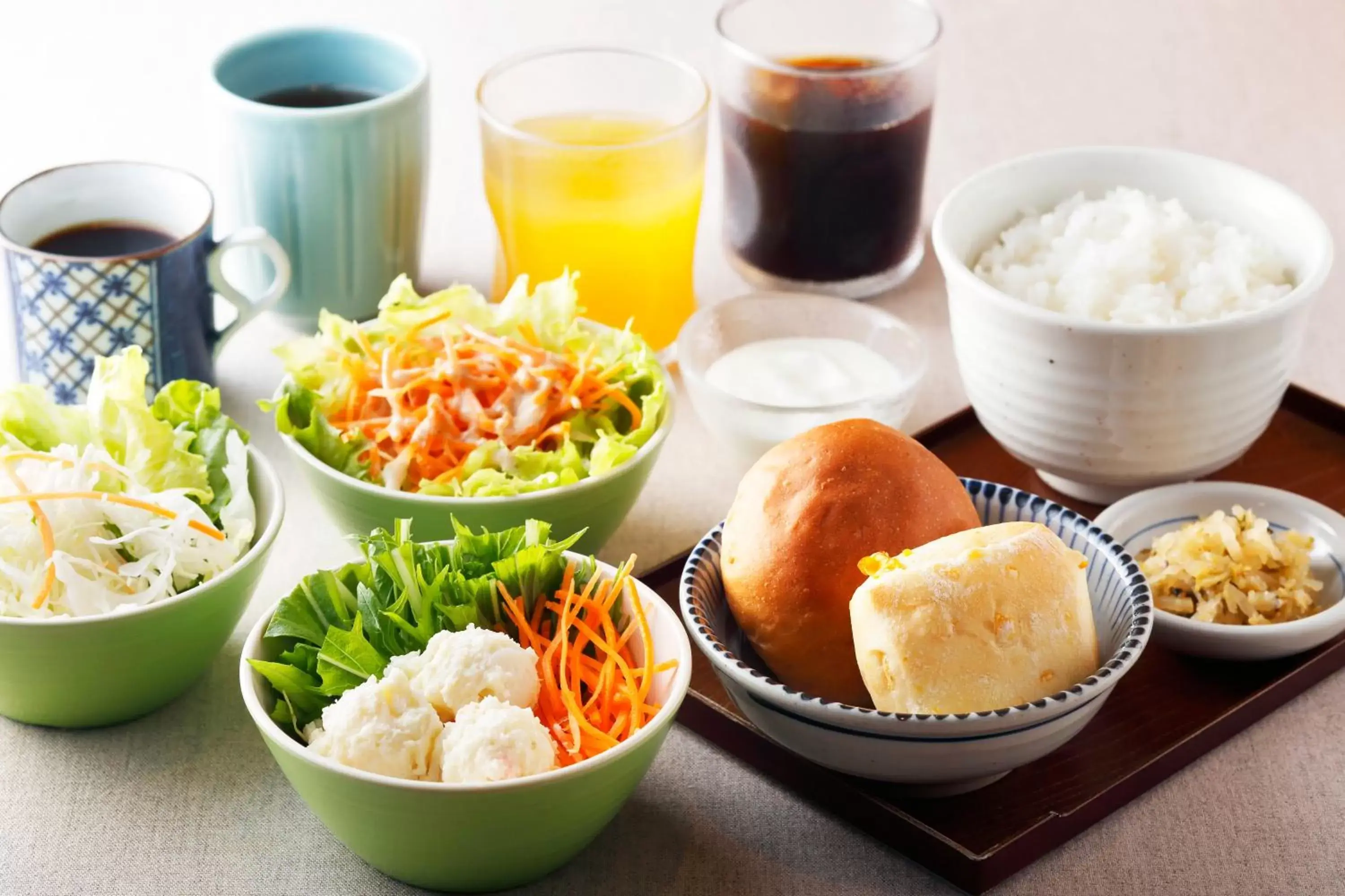 Breakfast in JR Inn Sapporo-eki Minami-guchi
