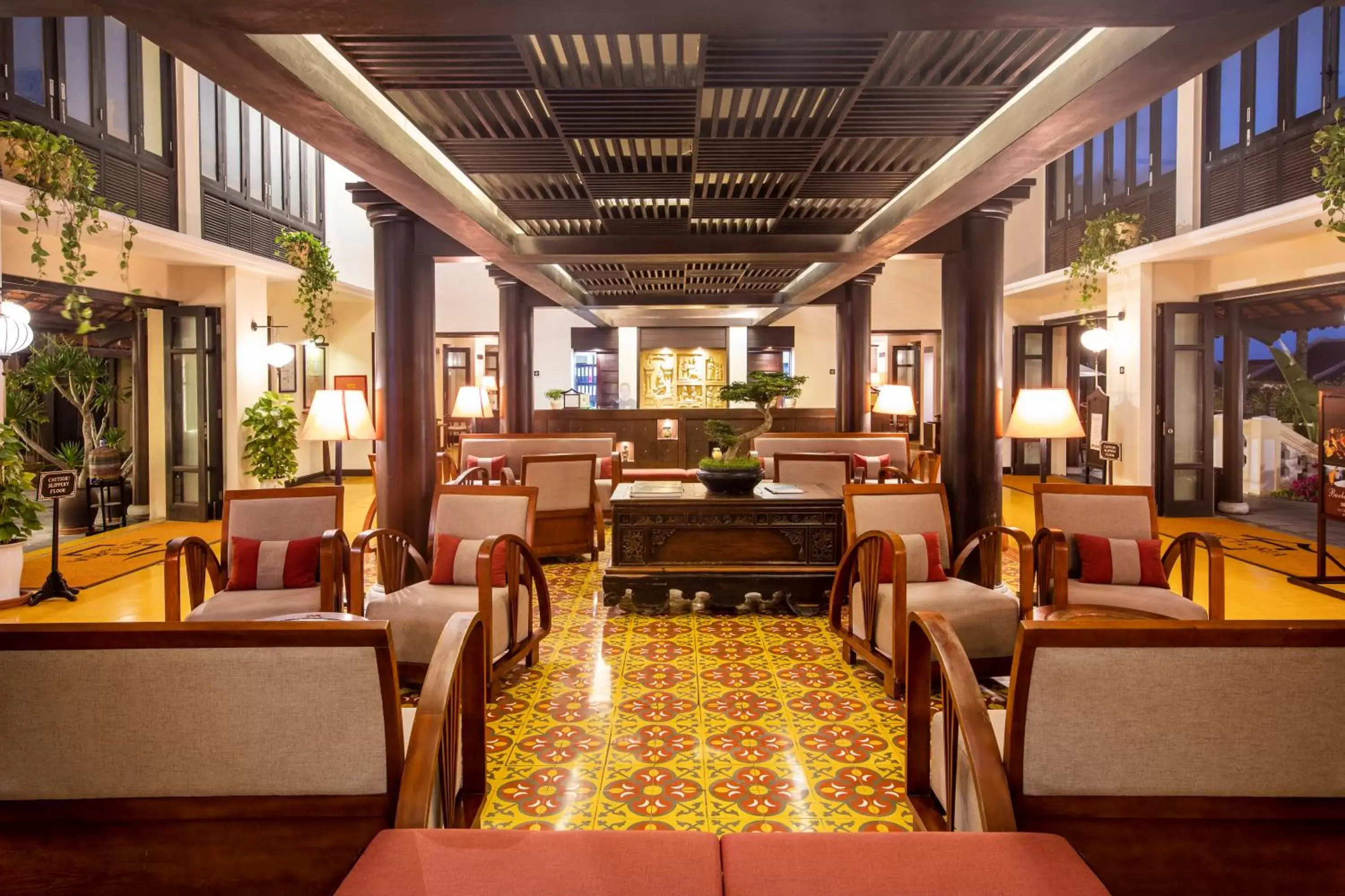 Lobby or reception, Restaurant/Places to Eat in Victoria Hoi An Beach Resort & Spa