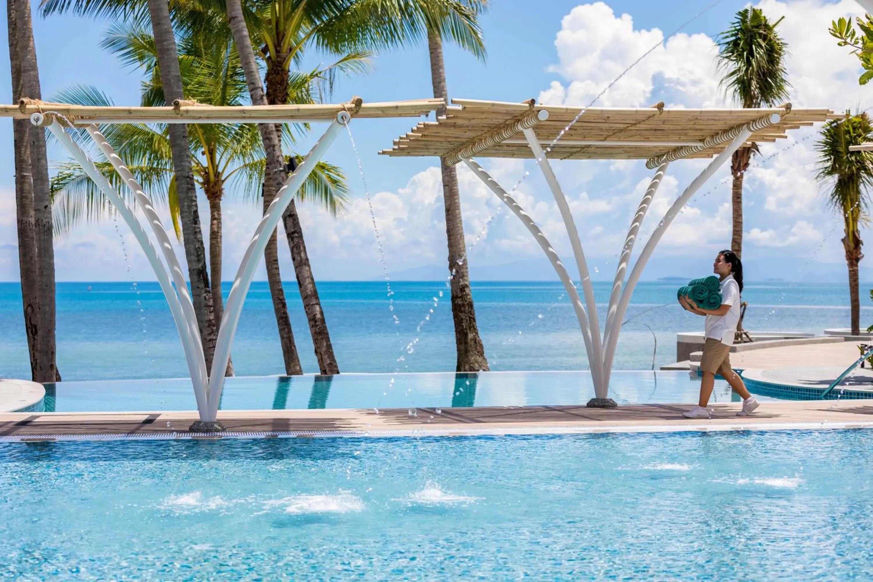 Swimming Pool in Outrigger Koh Samui Beach Resort - SHA Extra Plus