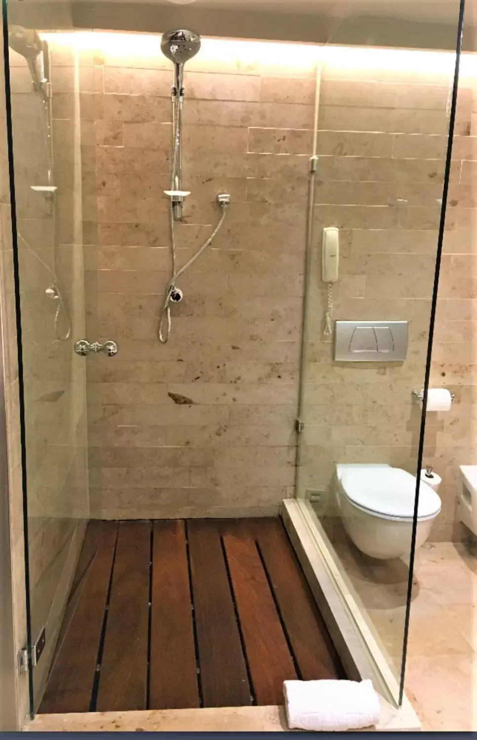 Shower, Bathroom in Gran Hotel Domine Bilbao