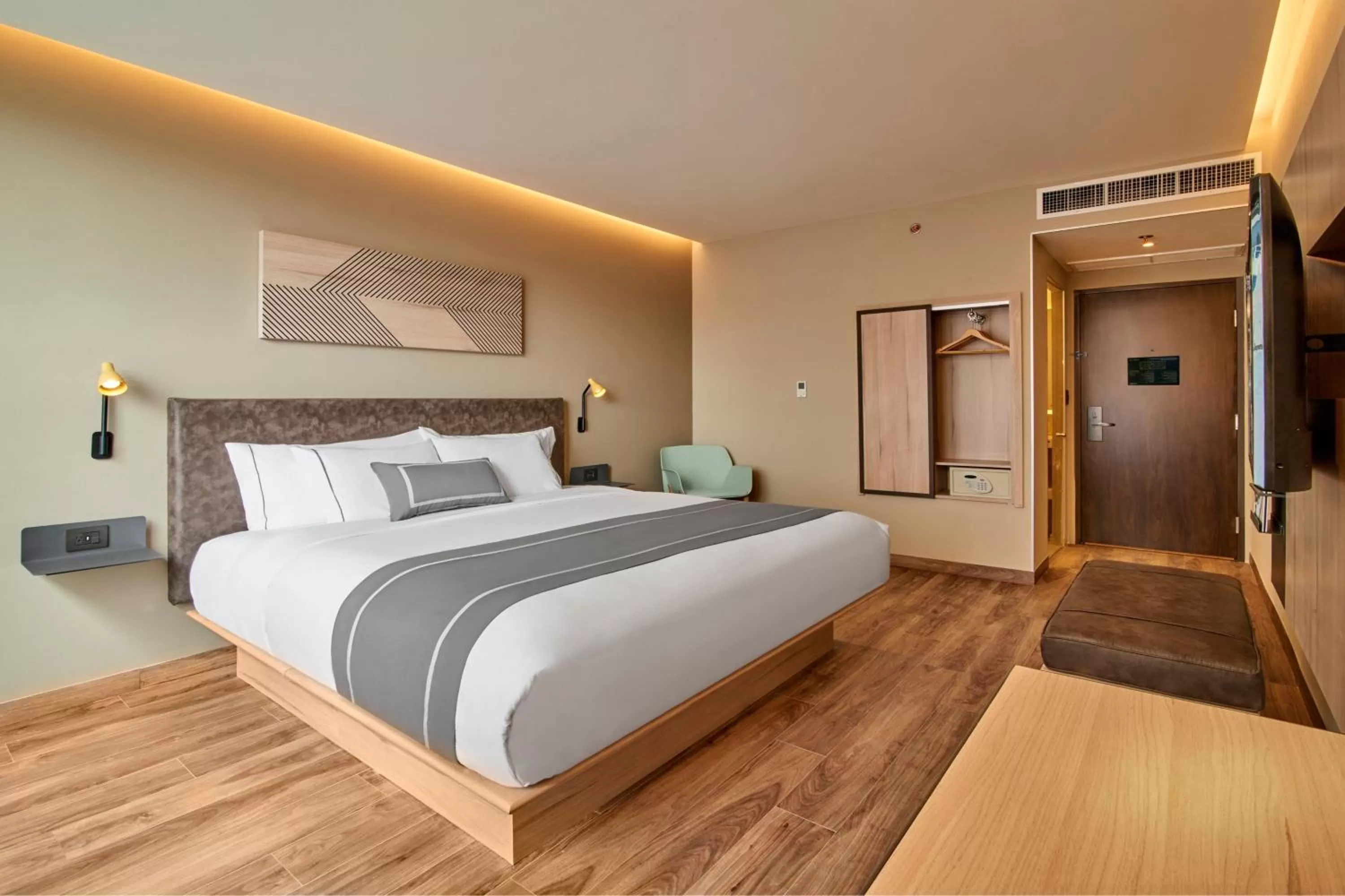 Bedroom, Bed in City Express Plus by Marriott Ciudad de Mexico Interlomas