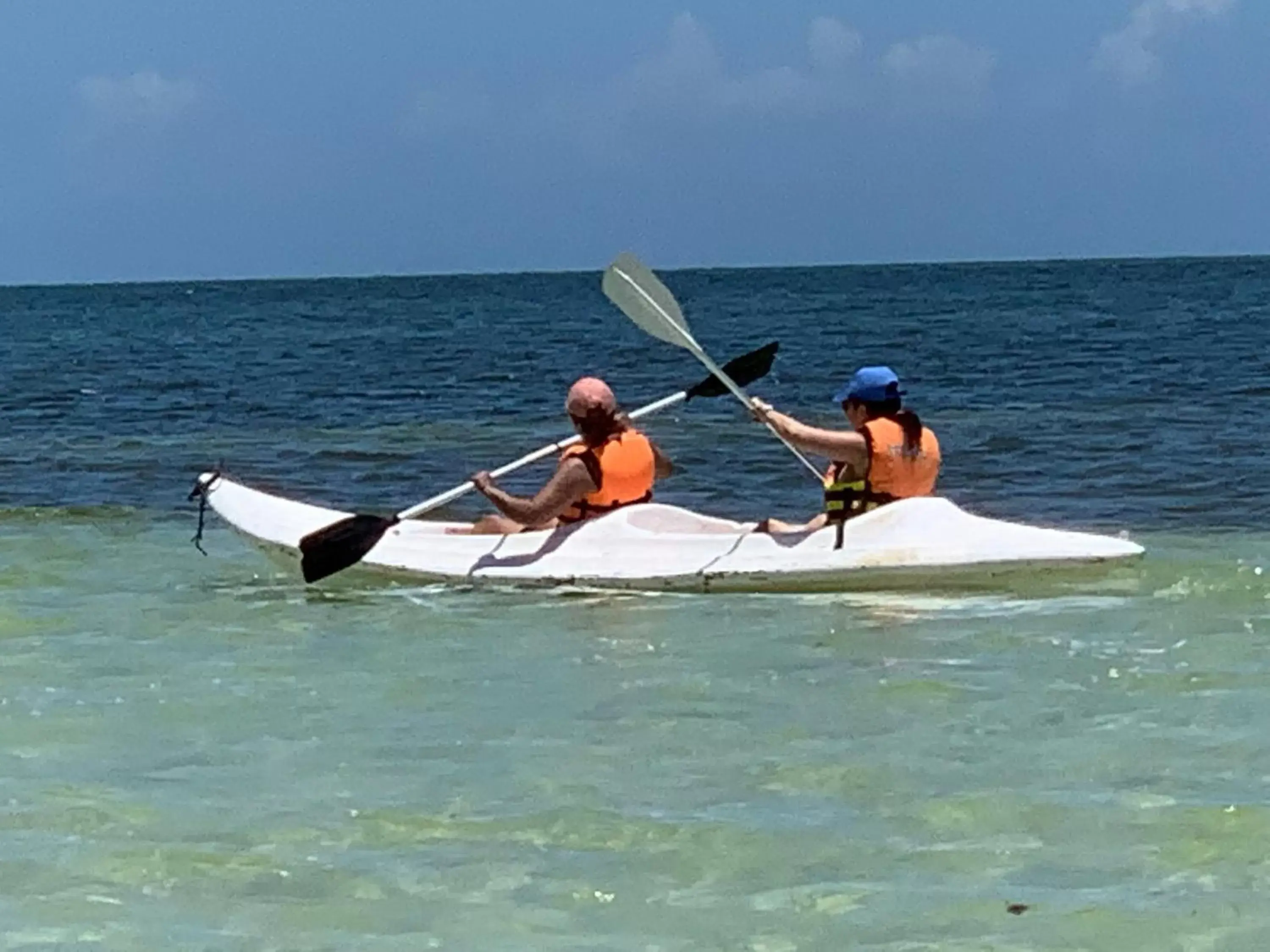 Windsurfing in "The Blue" eco lodge