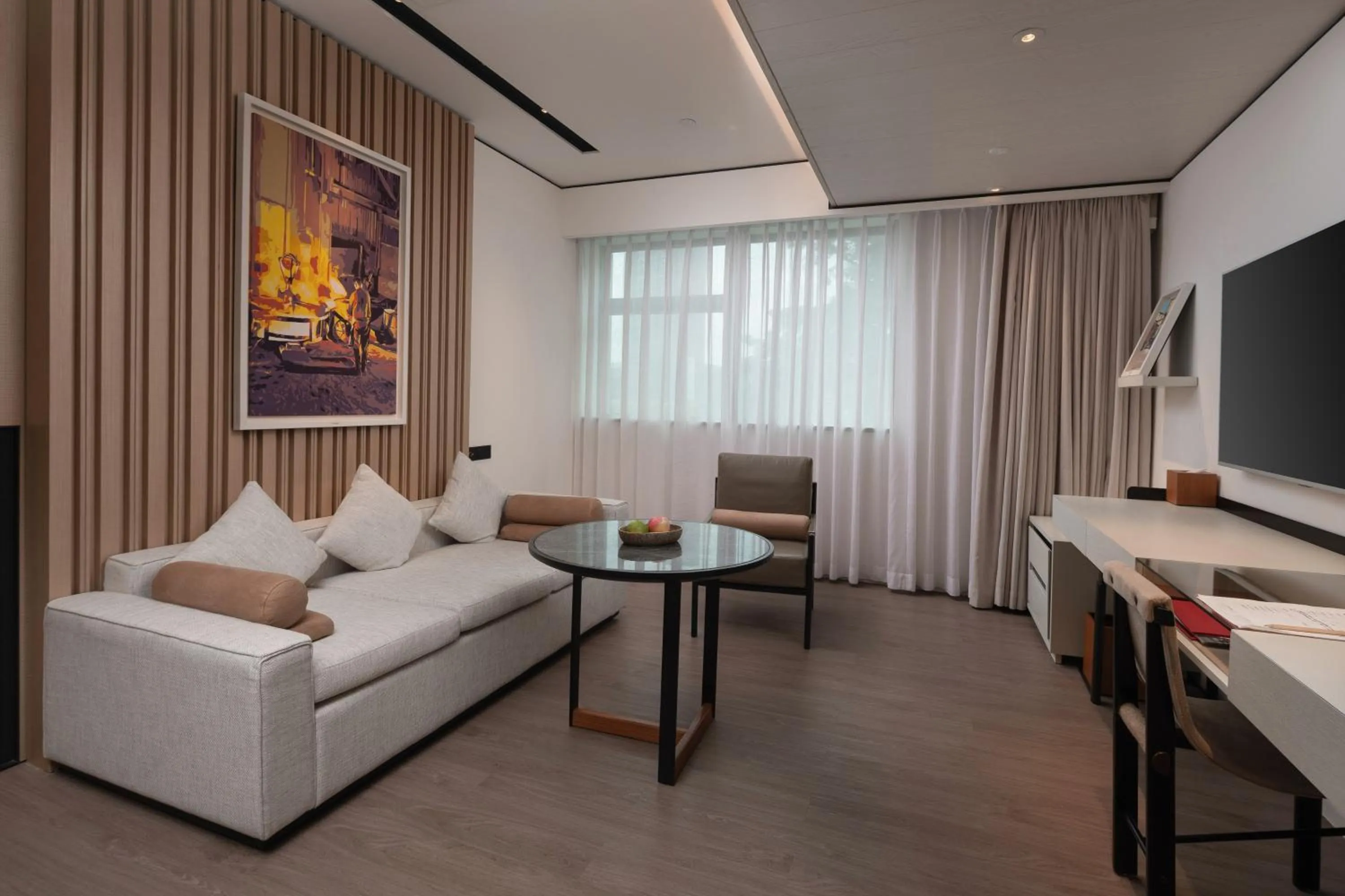Living room in THE MUMIAN HOTEL Shenzhen luohu