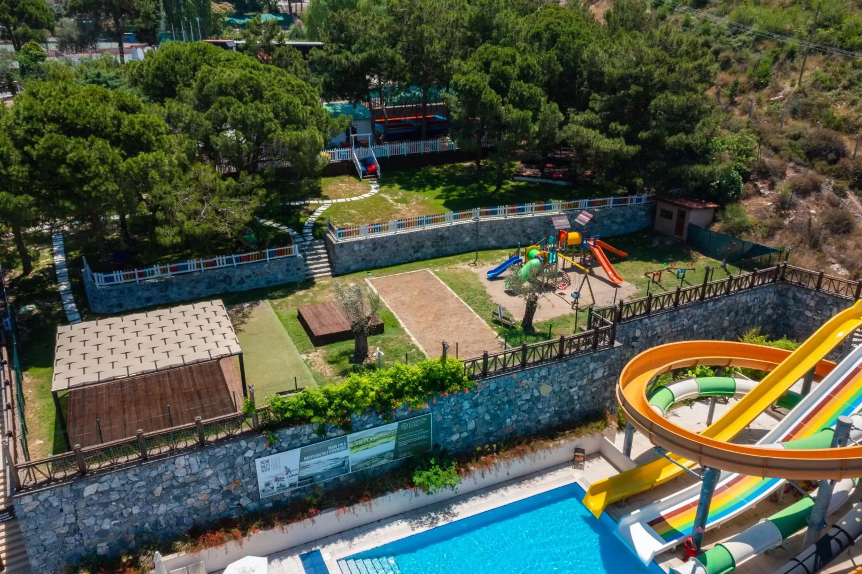 Children play ground, Bird's-eye View in Ramada Resort Kusadasi & Golf