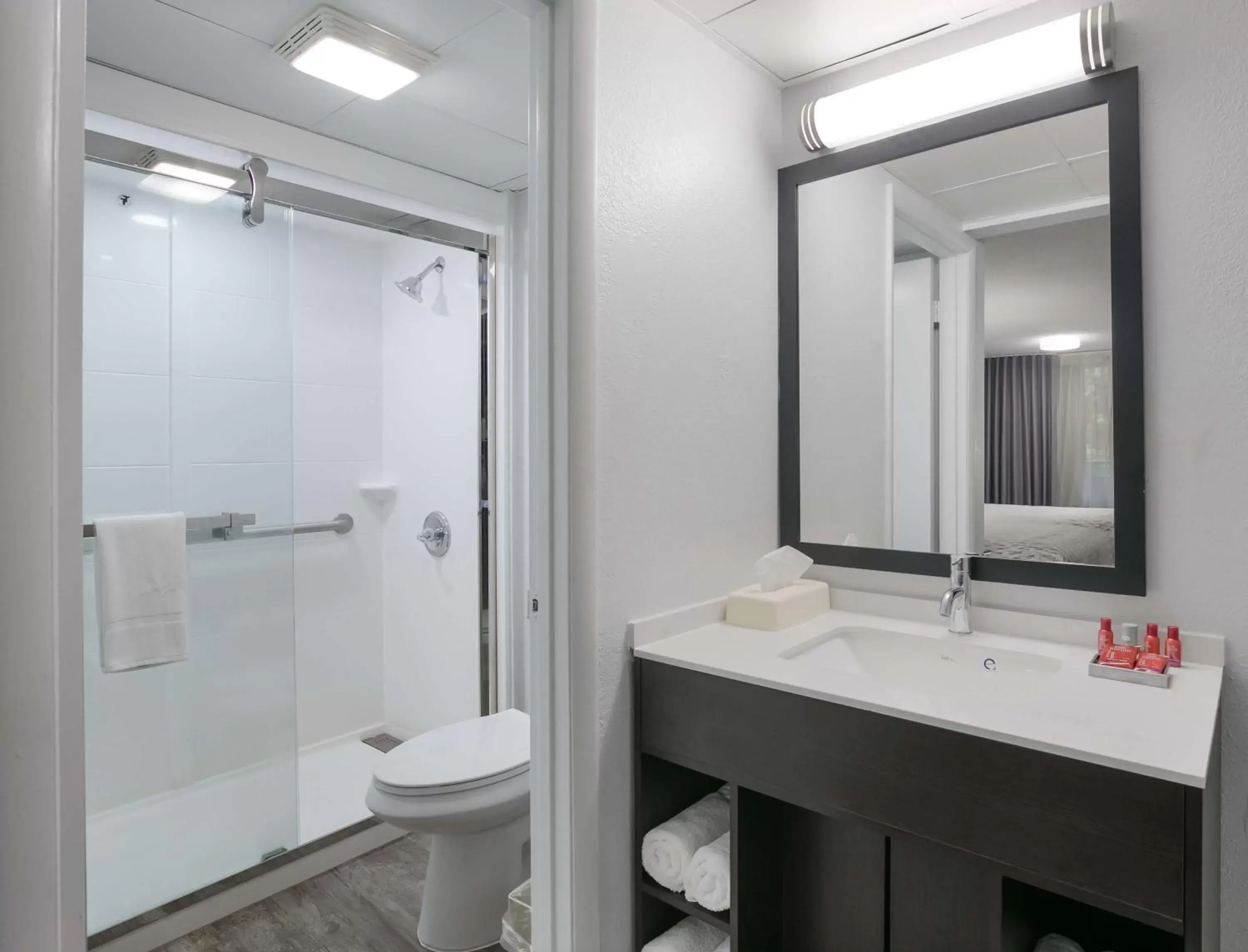 Bathroom in SureStay Plus Hotel by Best Western Gatlinburg