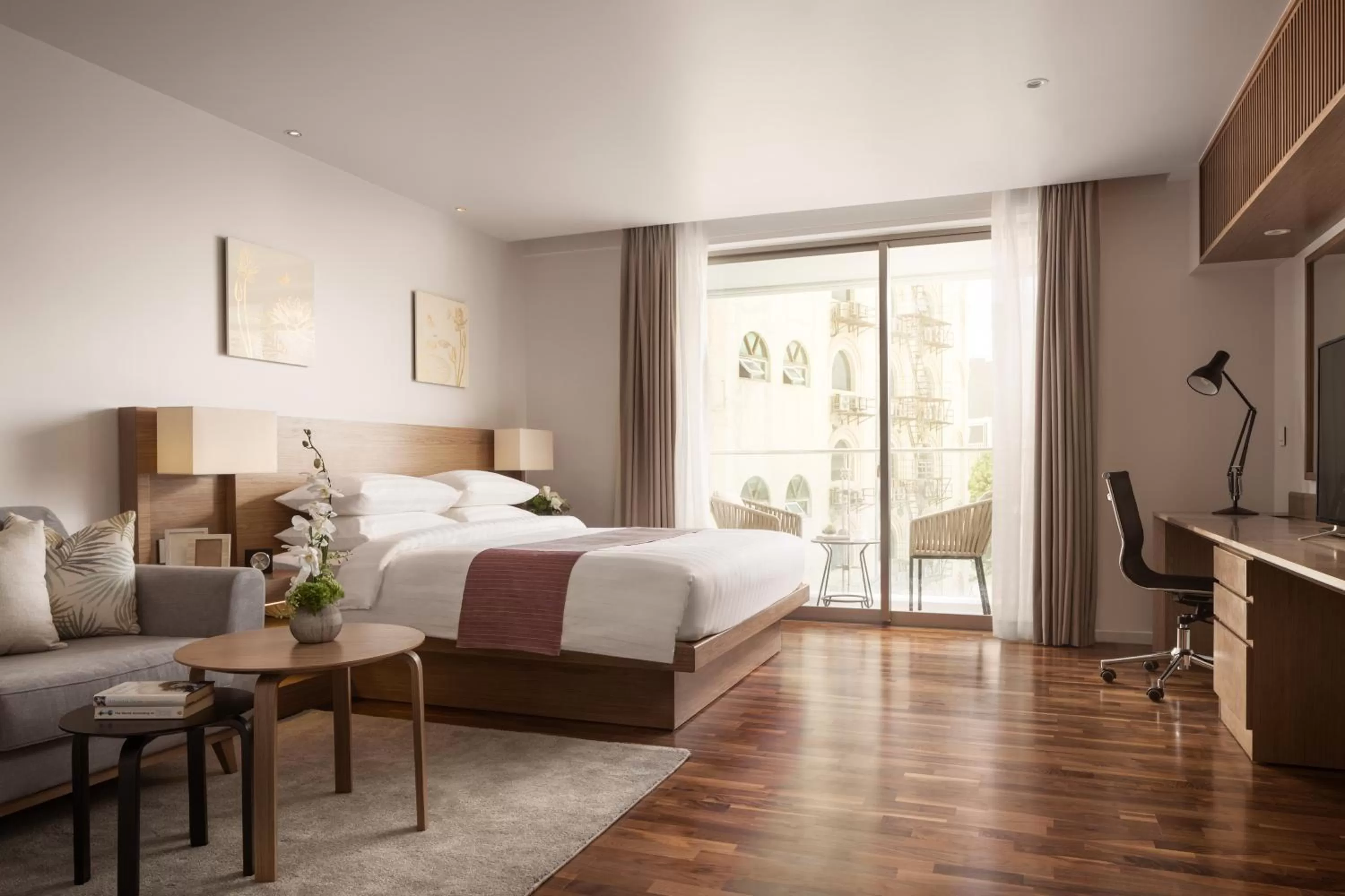 Bedroom, Bed in Hotel Emion Phnom Penh