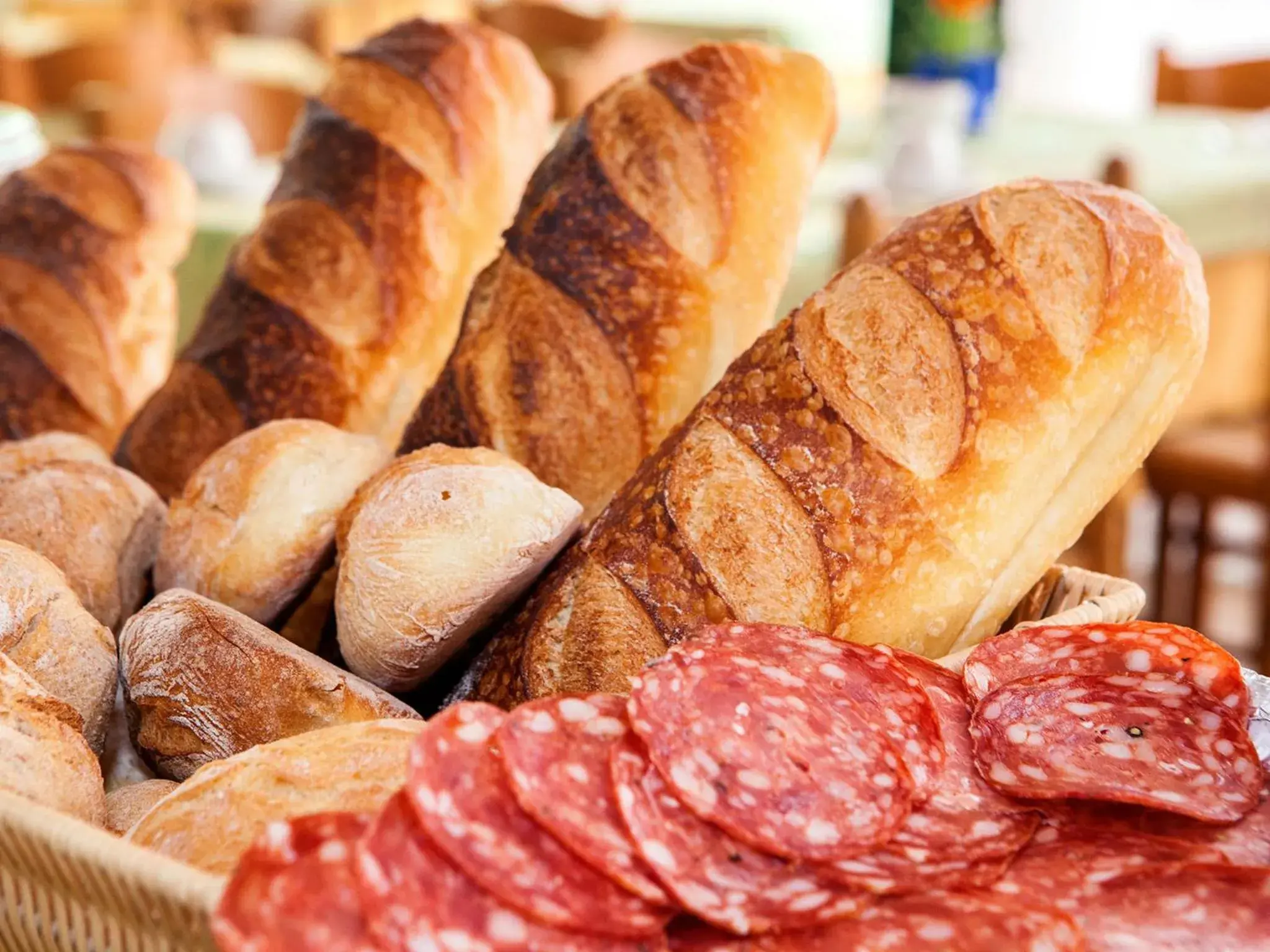 Buffet breakfast, Food in Hotel Amalfi