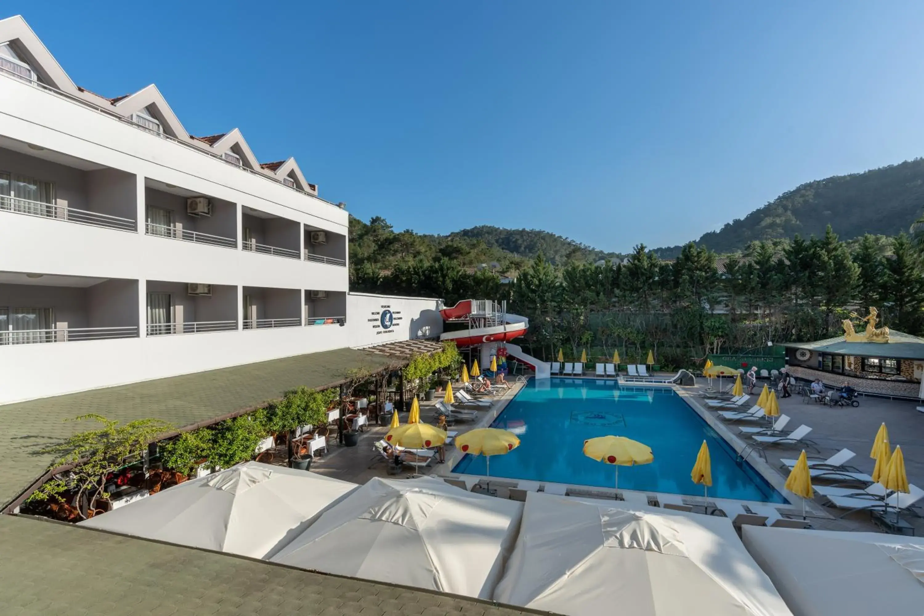 Pool View in Grand Viking Hotel