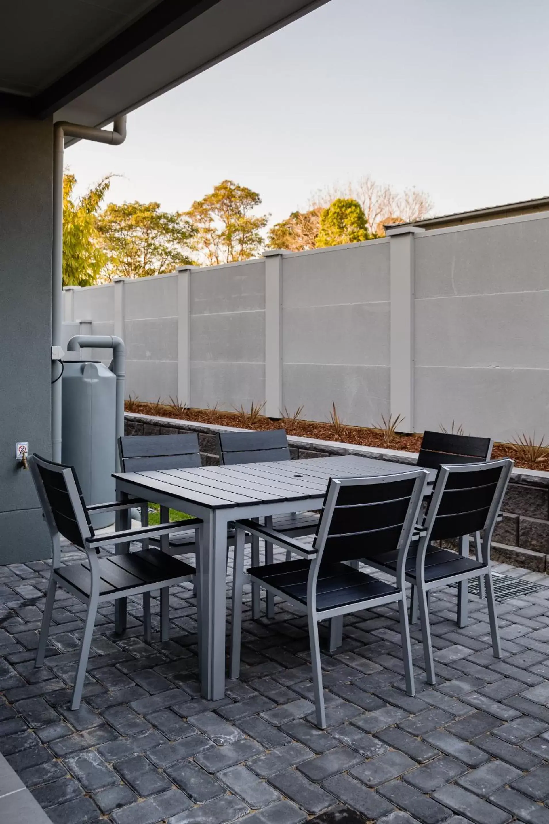 Patio in Wallsend Executive Apartments