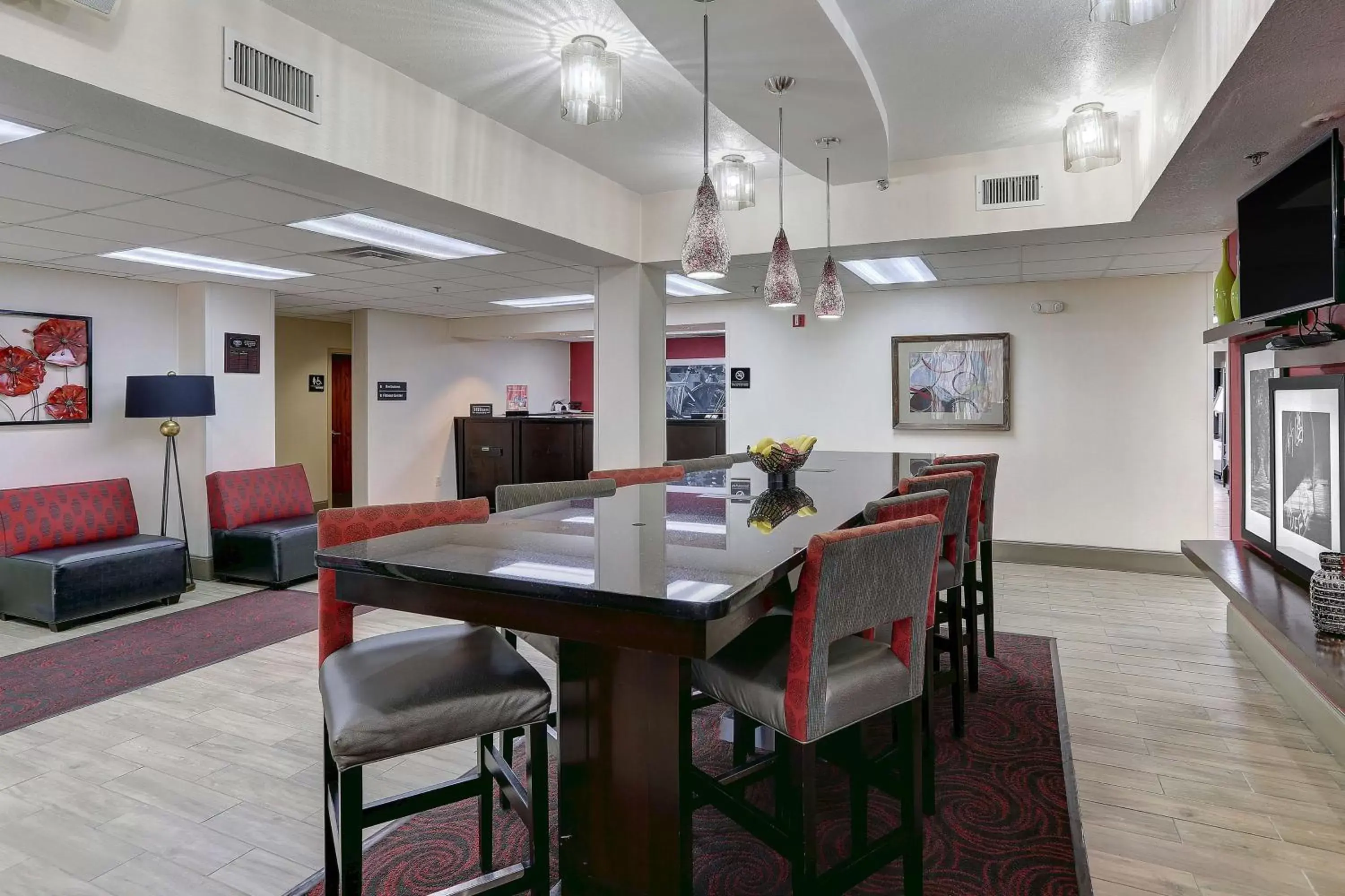 Lobby or reception, Restaurant/Places to Eat in Hampton Inn Nashville-I-24 Hickory Hollow