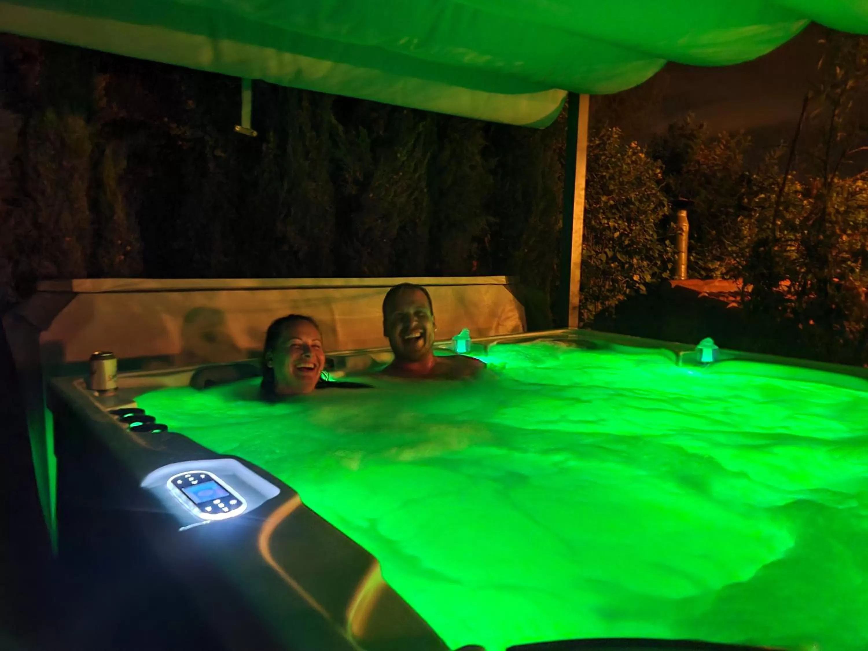 Night, Swimming Pool in Finca la Yuca