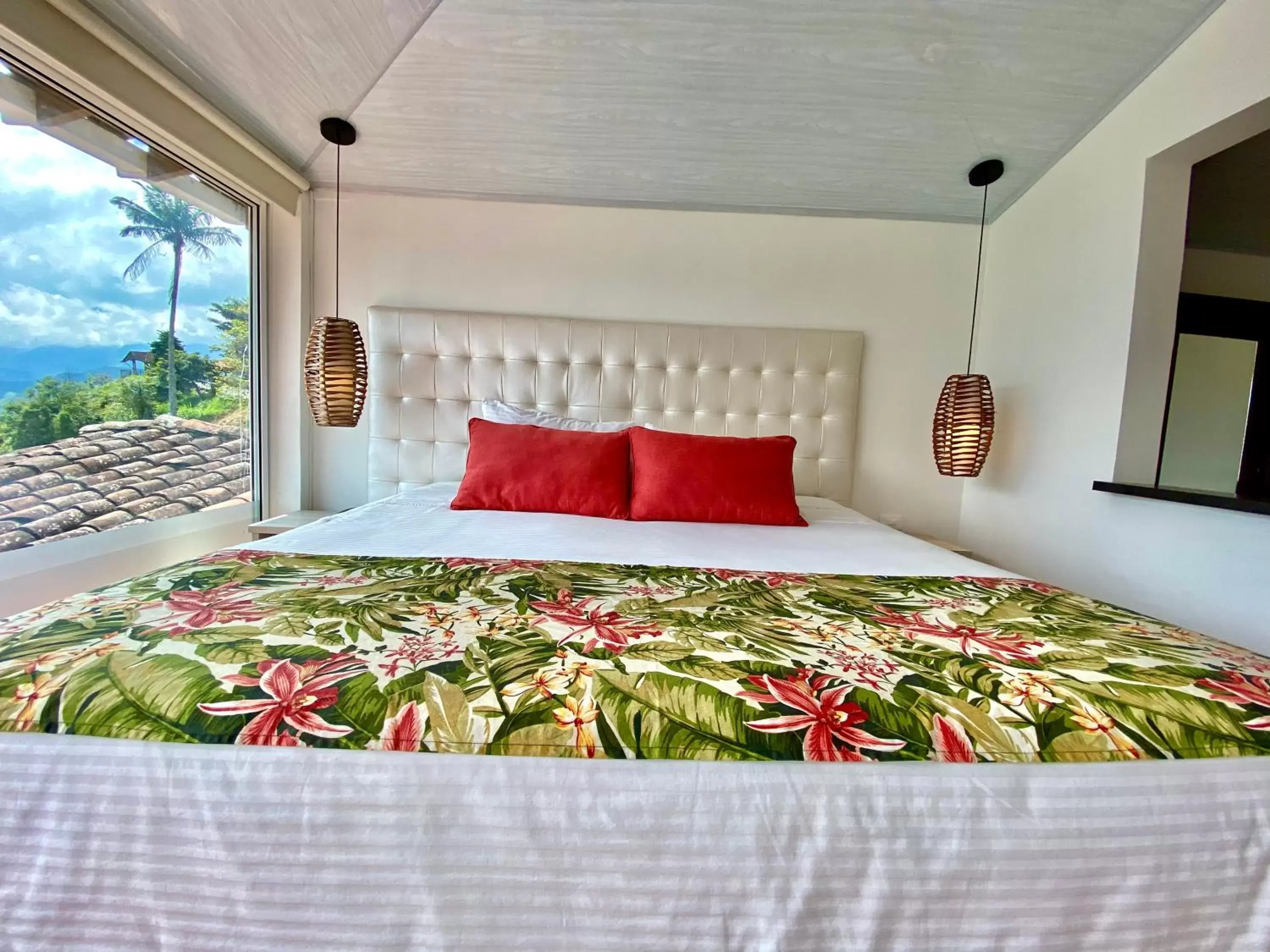 Bedroom, Bed in Hotel El Mirador del Cocora