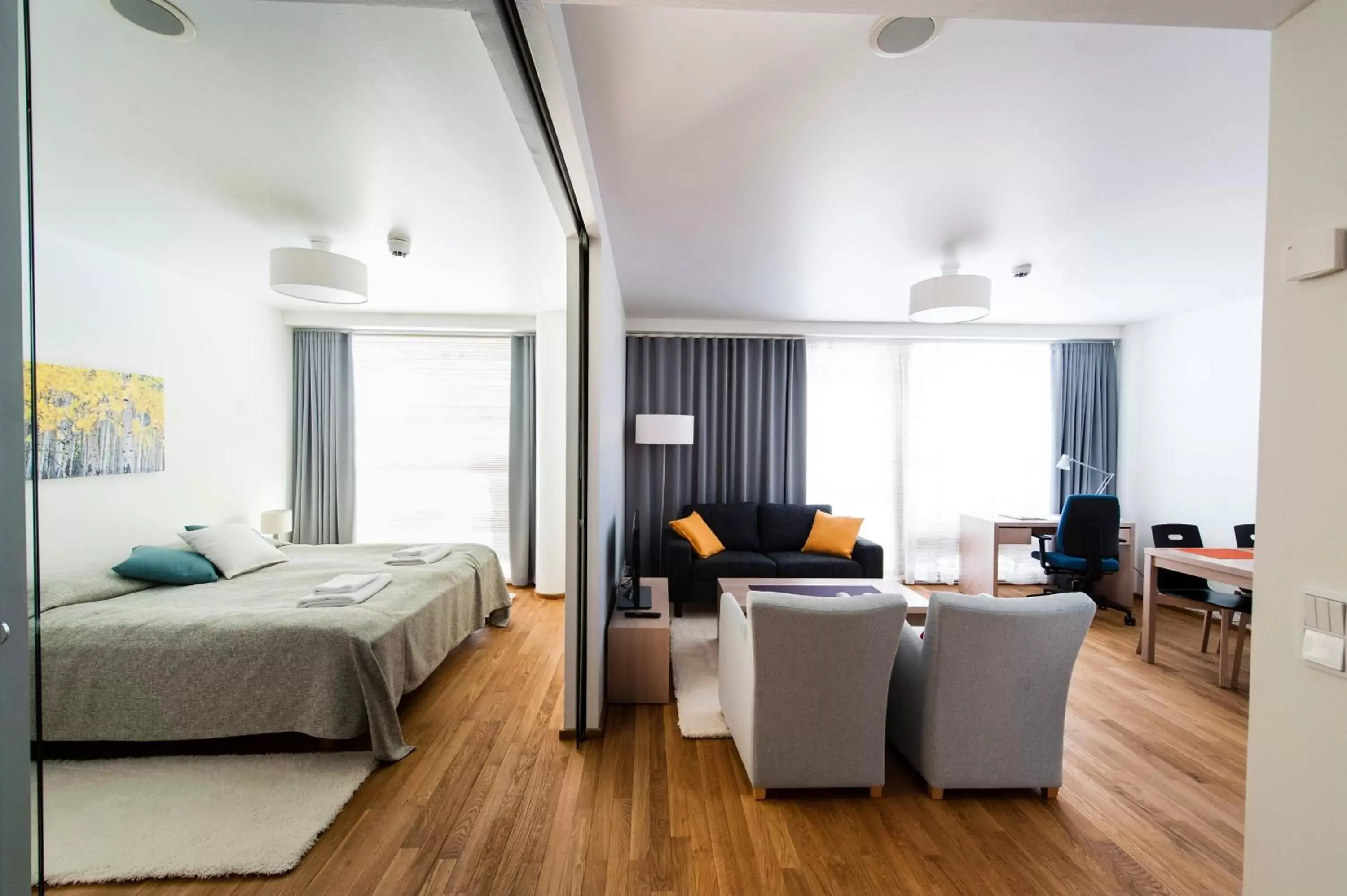 One-Bedroom Apartment with Balcony in Aalto Inn One-Bedroom Apartment with Balcony in Aalto Inn