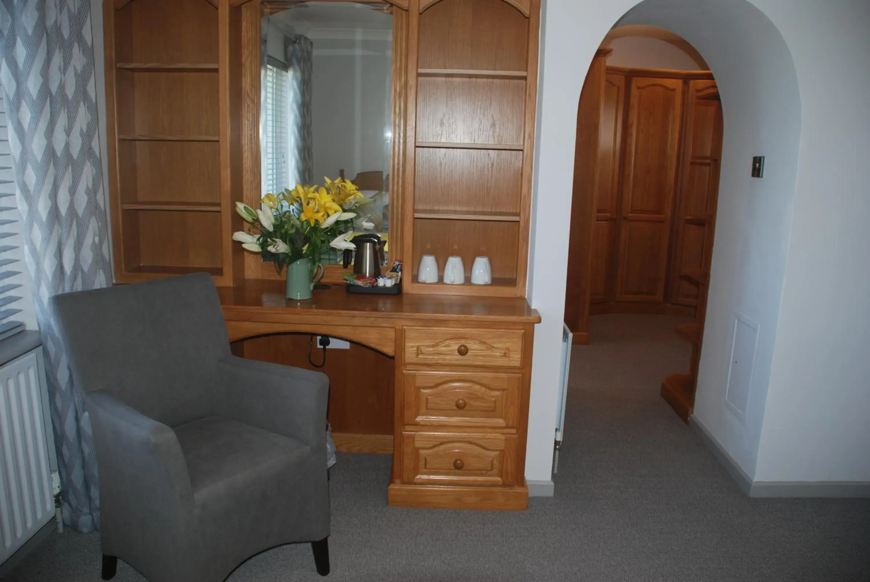 Bedroom, Seating Area in Tuskar House by the Sea