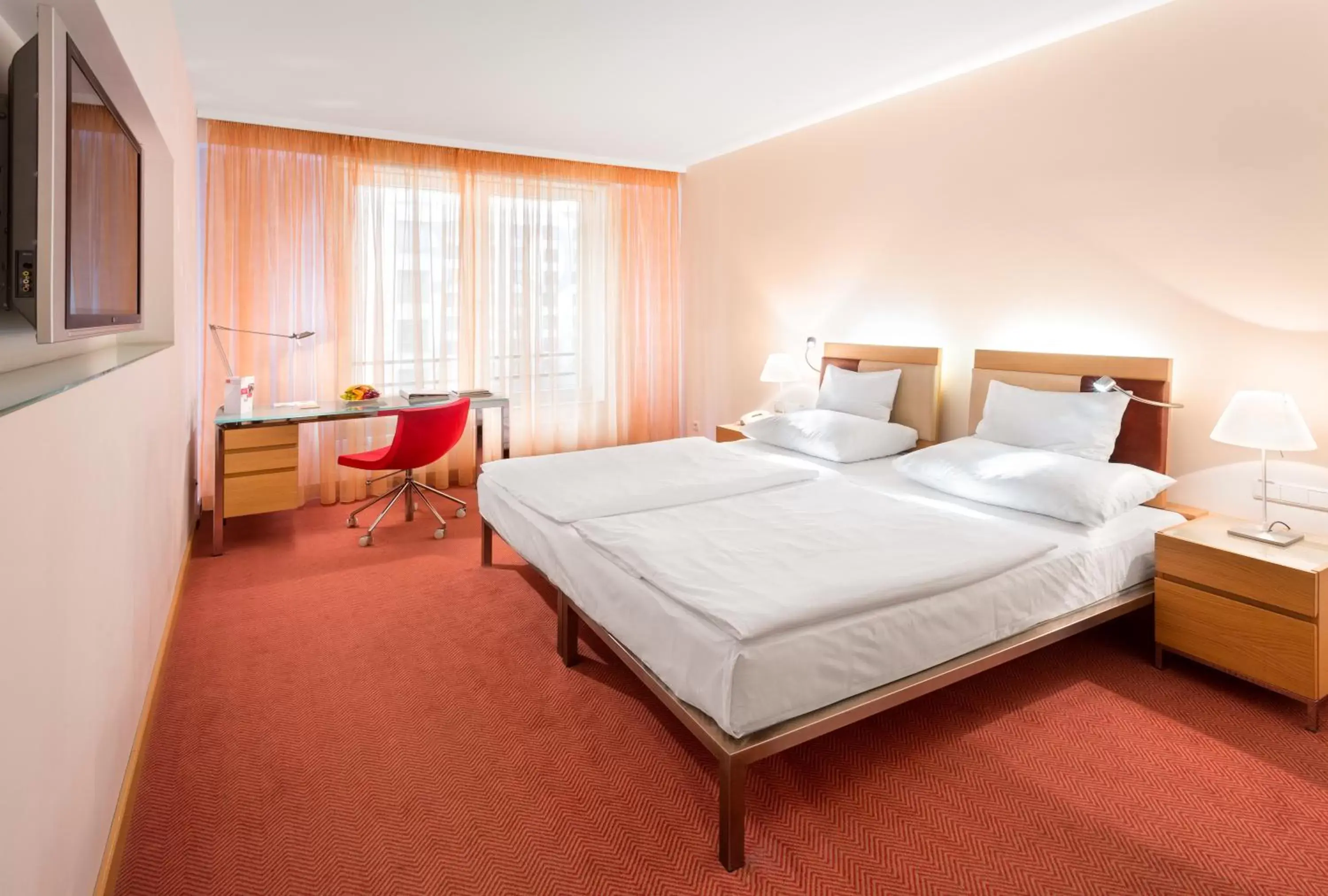 Bedroom, Bed in Vienna House by Wyndham Andel's Prague