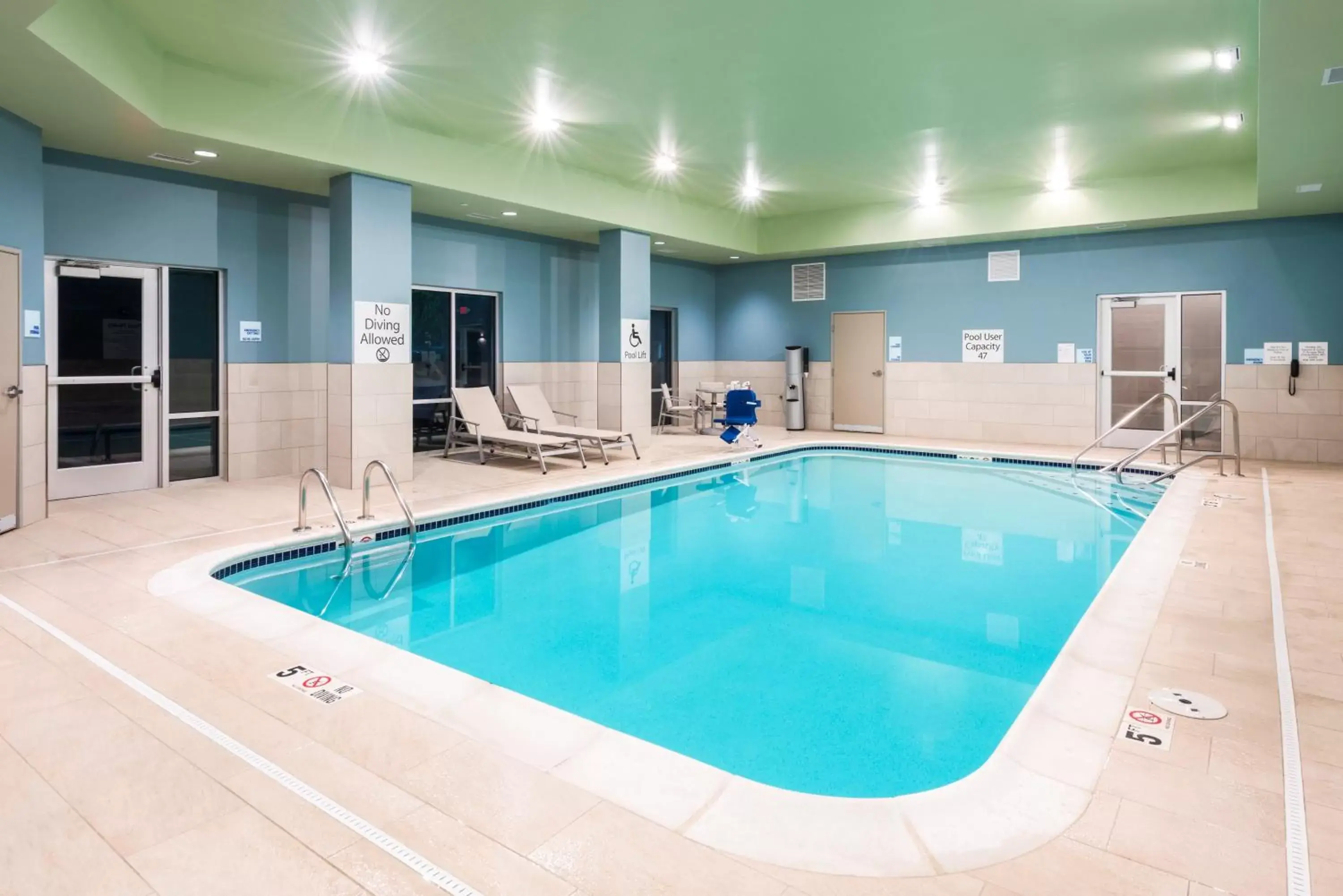 Swimming Pool in Holiday Inn Express & Suites St. Louis - Chesterfield, an IHG Hotel