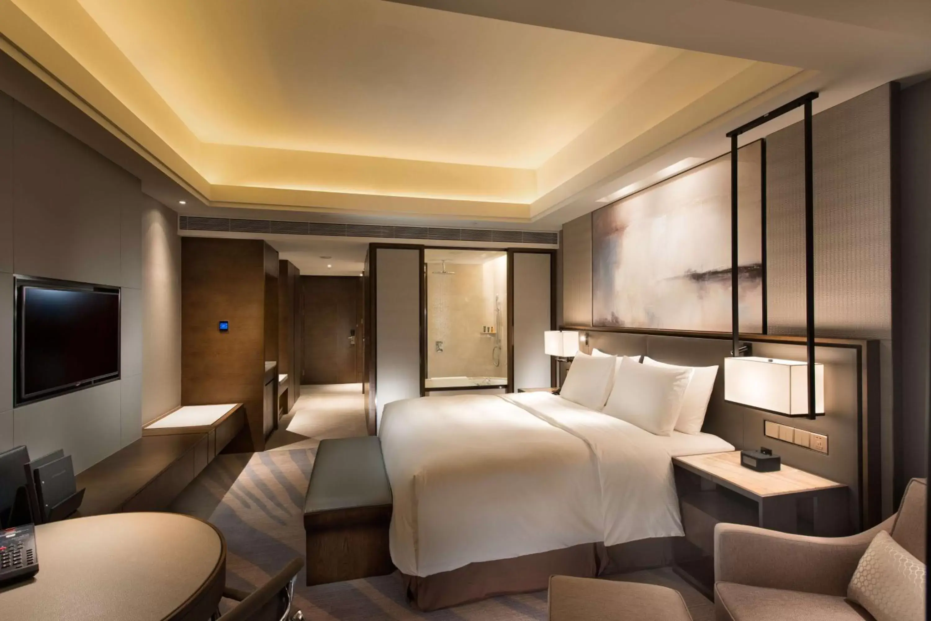 Bed in Hilton Zhoushan