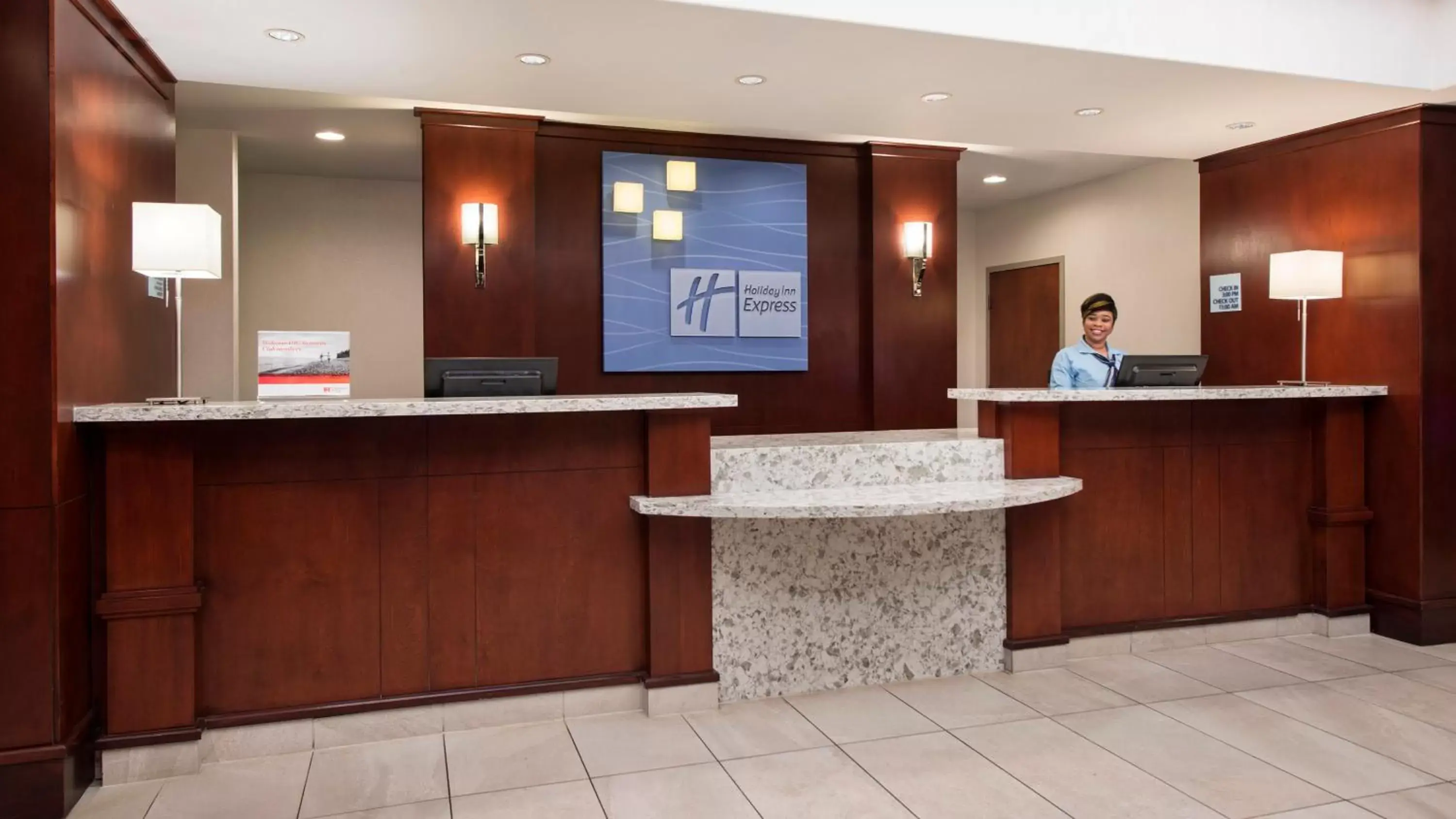Property building, Lobby/Reception in Holiday Inn Express Hotel & Suites Sherwood Park-Edmonton Area, an IHG Hotel