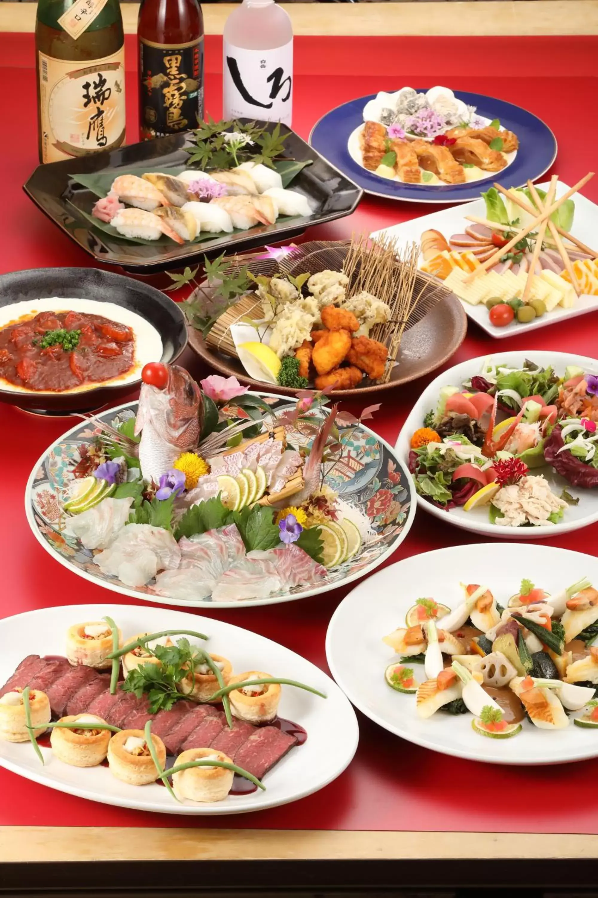Food and drinks, Lunch and Dinner in Ark Hotel Kumamotojo Mae -ROUTE INN HOTELS-