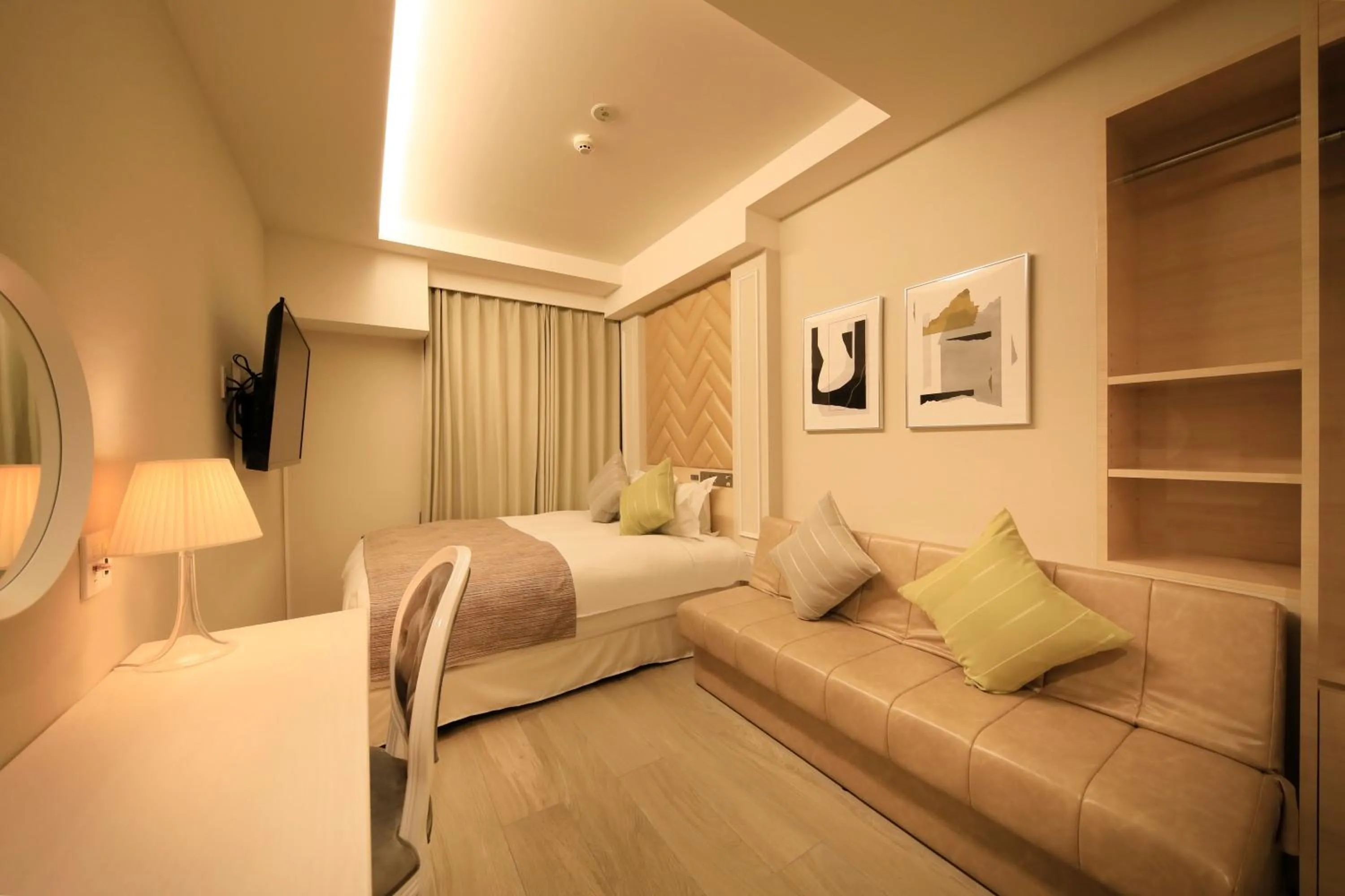 Photo of the whole room, Bed in Centurion Hotel Residential Akasaka Station