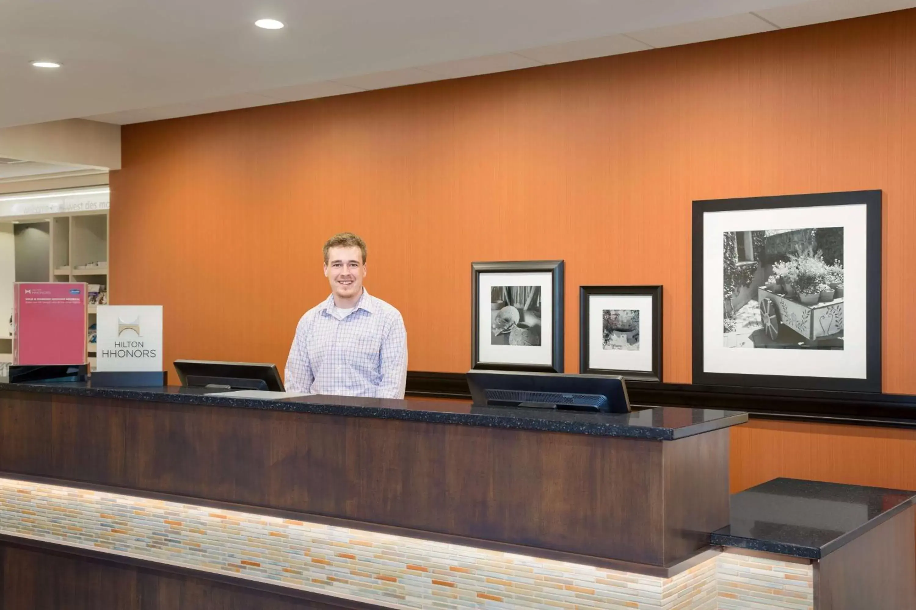 Lobby or reception, Lobby/Reception in Hampton Inn & Suites West Des Moines Mill Civic