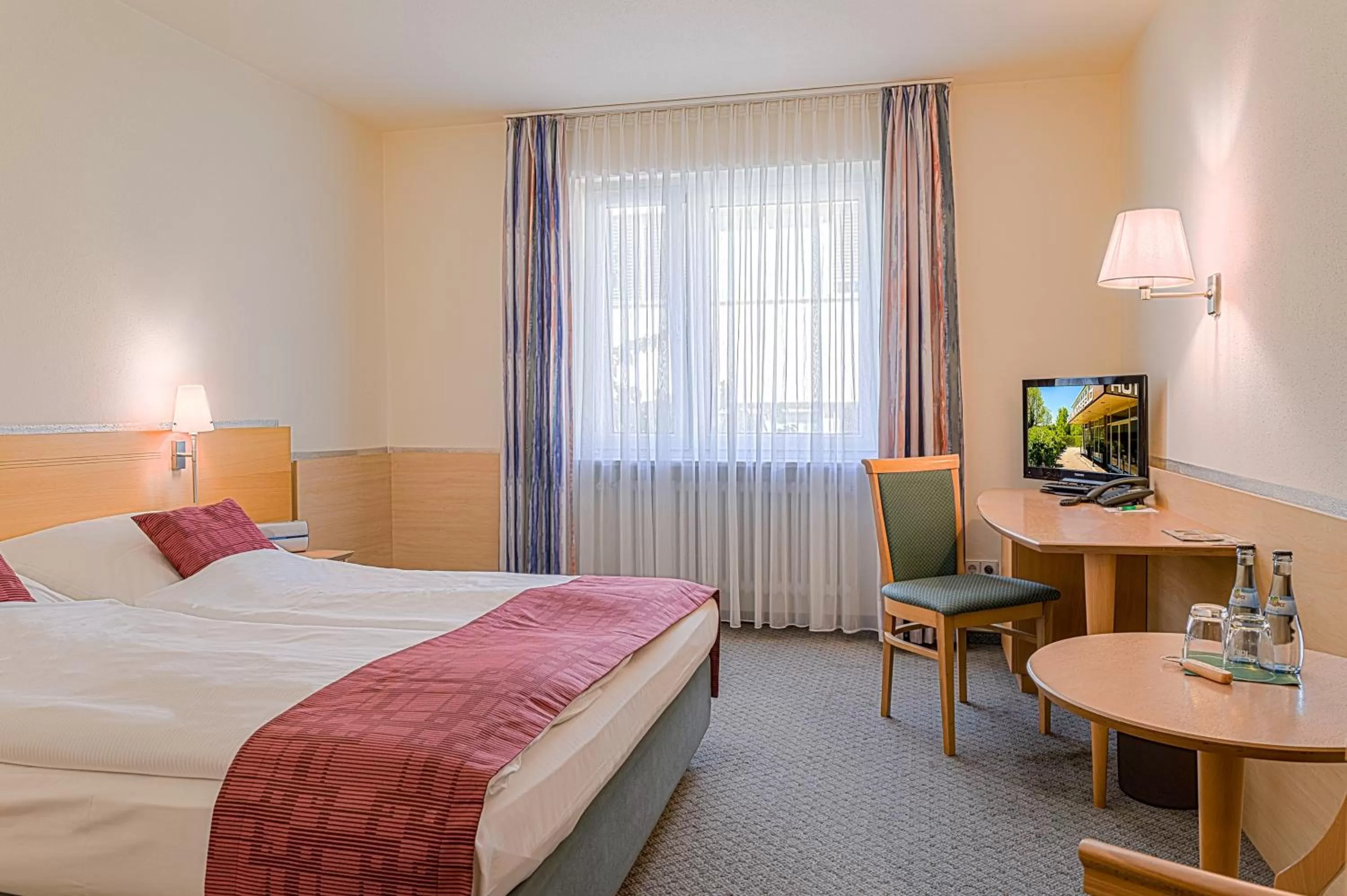 TV and multimedia, Bed in Hotel Am Moosfeld
