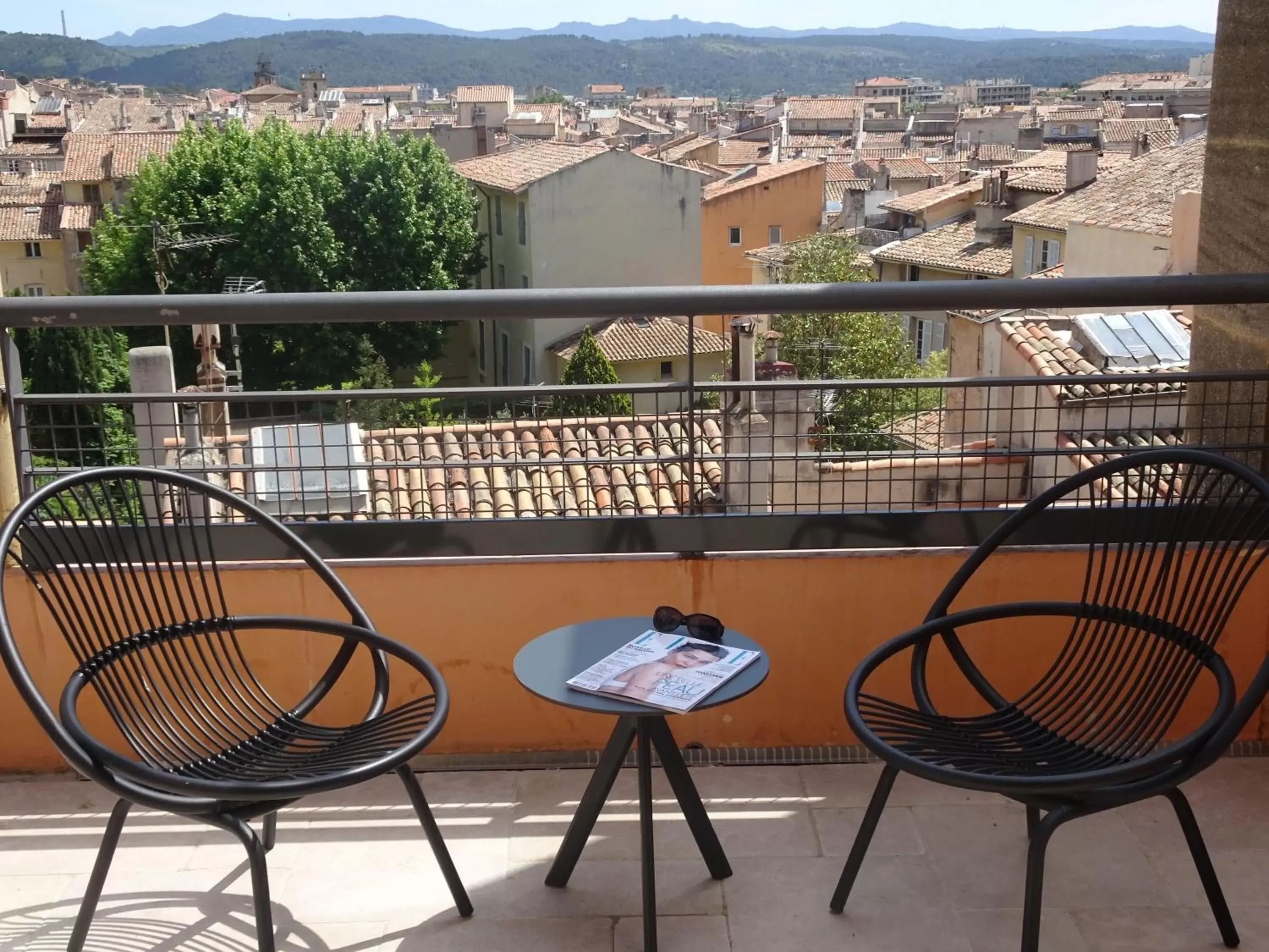 City view, Balcony/Terrace in Aquabella Hôtel & Spa