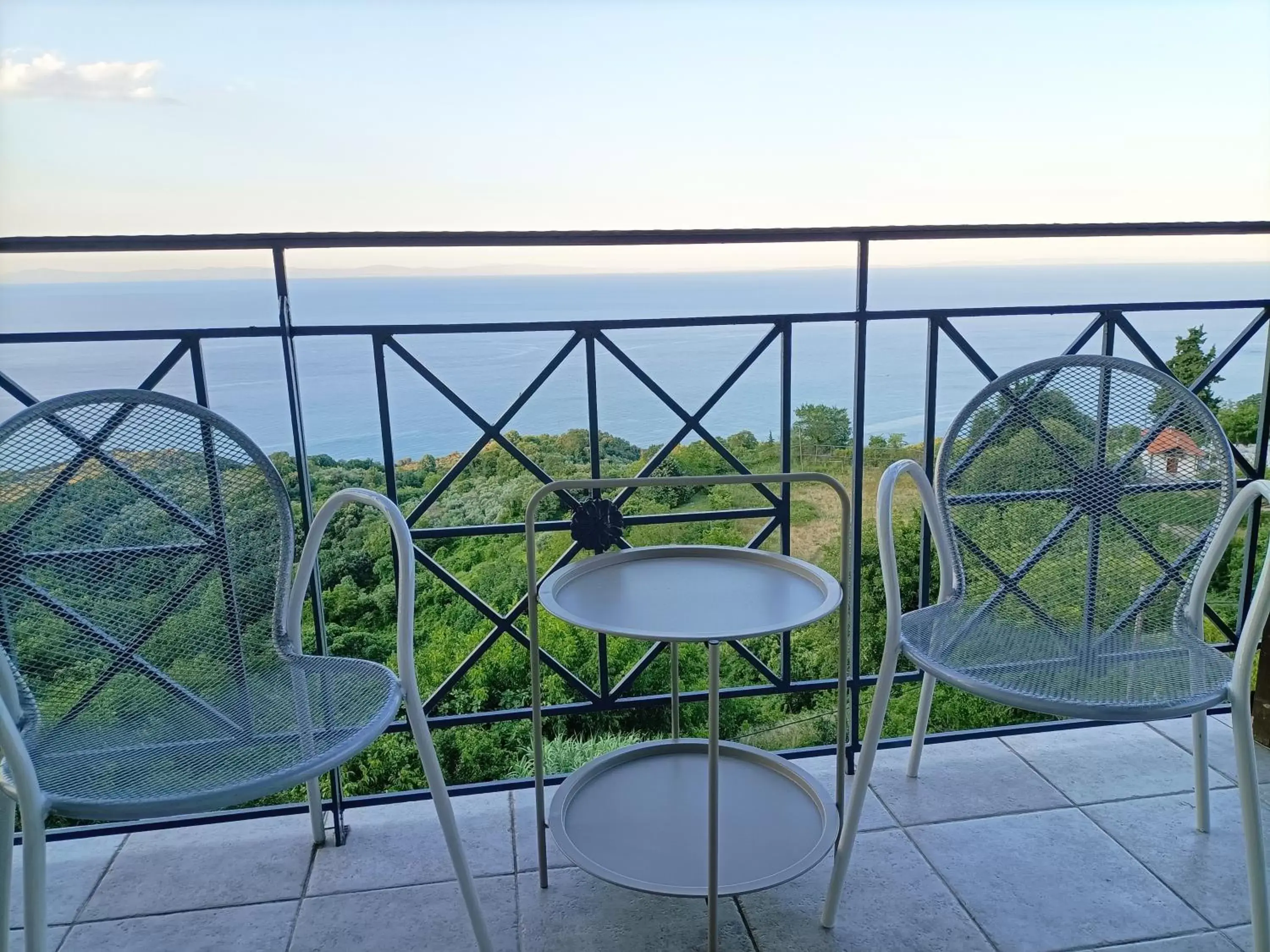 Patio, Balcony/Terrace in Hotel Christina - Happy Days