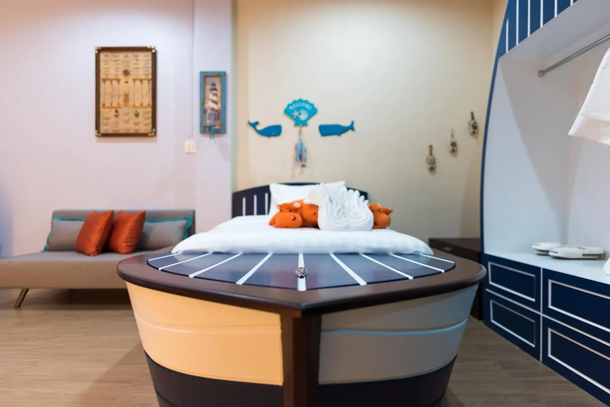 Bedroom, Bed in The Iconic Hotel Ranong Bedroom, Bed in The Iconic Hotel Ranong